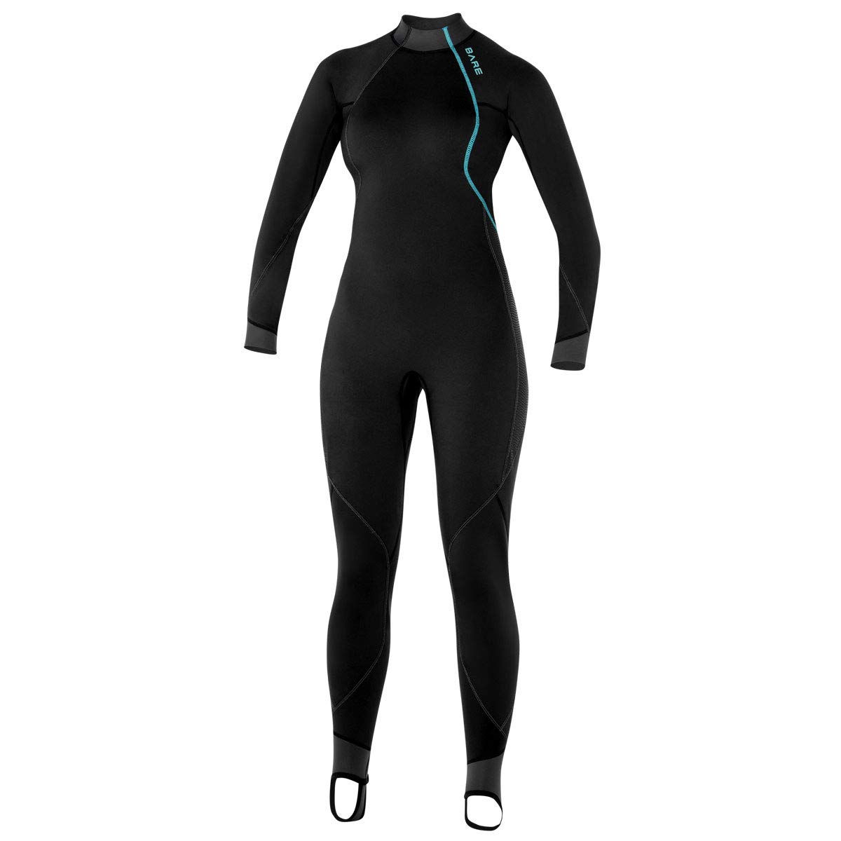 BARE Exowear Women's Full Body Wetsuit - Cold & UV Protection for Surfing, Diving, Swimming & Water Sports | Perfect for Outdoor Activities & Beach Adventures