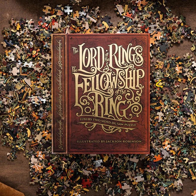 The Fellowship of the Ring™ 1000-Piece Jigsaw Puzzle - Lord of The Rings Collectible Puzzle for Adults & Teens - Perfect for Game Nights, Gifts & Home Decor