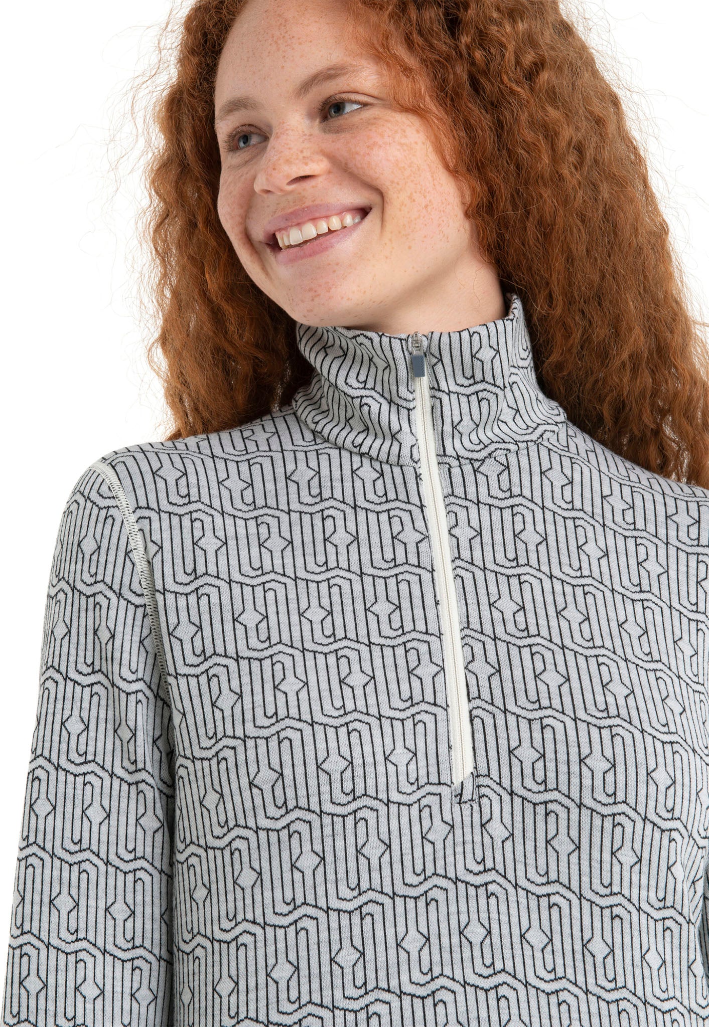 260 Vertex Herenga Women's Merino Wool Long Sleeve Half Zip Thermal Top - Warm Base Layer for Hiking, Skiing & Winter Outdoor Activities