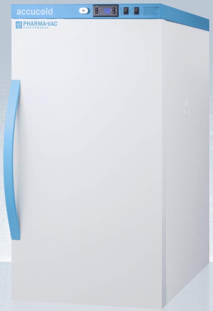 ACCUCOLD ARS3PV 3 cu.ft. Pharmaceutical Refrigerator - CDC Compliant Vaccine Storage with Adjustable Temperature, Alarm System & Lock | Energy Efficient Design for Pharmacy, Medication & Lab Use | Ideal for COVID Vaccines, Insulin & Biologics Storage