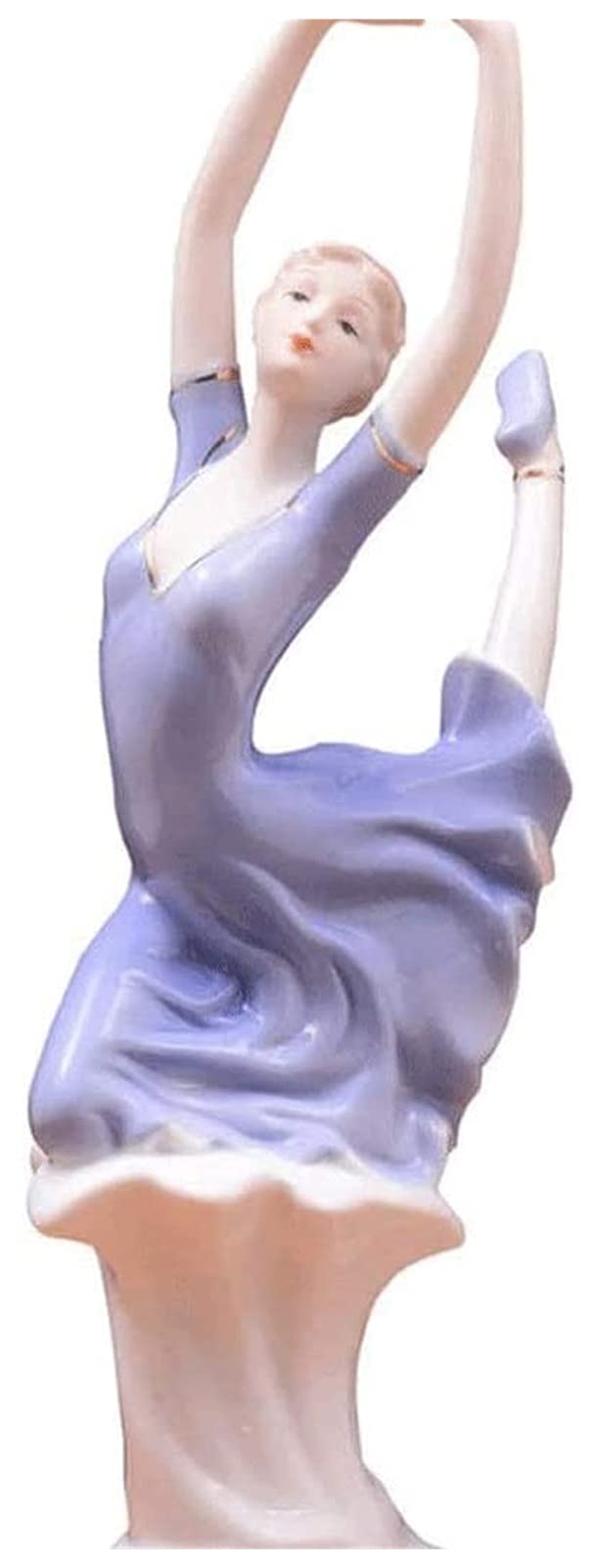 Handmade Resin Dancing Girl Sculpture - Elegant Home Decor Statue for Living Room, Bedroom & Office | Unique Gift Idea for Art Lovers & Collectors | Perfect for Shelf Display, Table Centerpiece & Housewarming Present