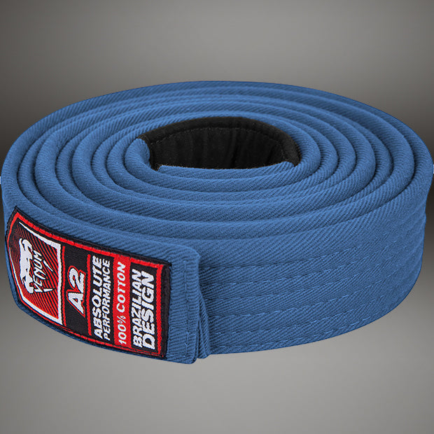 Venum BJJ Belt - Blue Brazilian Jiu-Jitsu Gi Belt for Training & Competition | Premium Martial Arts Gear for BJJ, MMA & Grappling