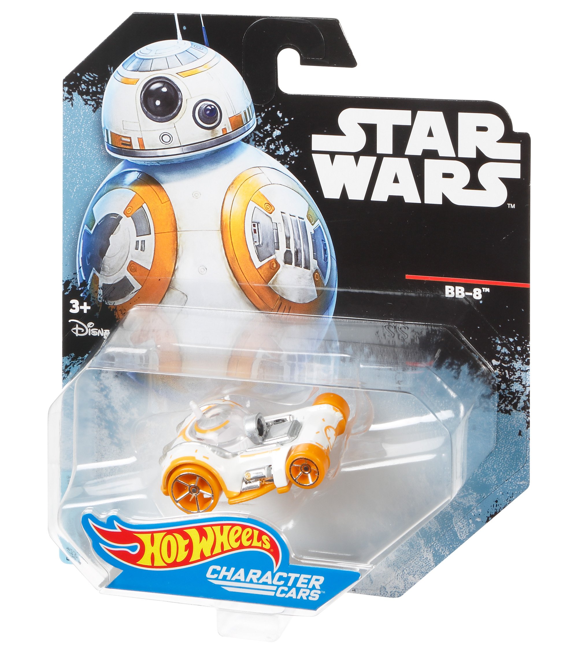 Hot Wheels Star Wars Rogue One BB-8 Character Die-Cast Car - 1:64 Scale Collectible Toy for Kids & Adults - Perfect for Display, Play & Star Wars Fans Collection