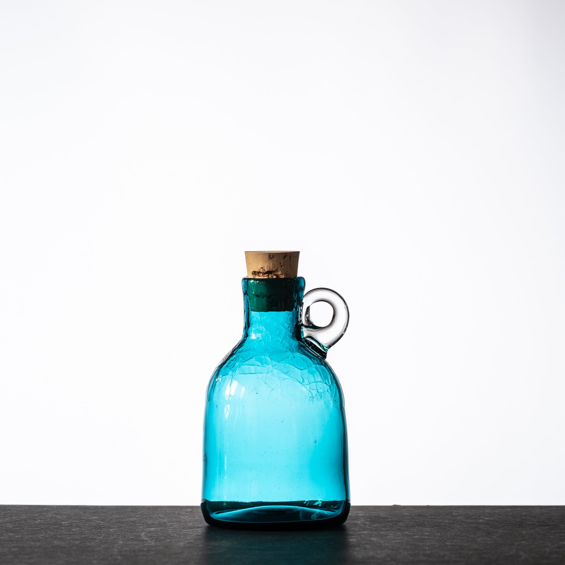 3115S Small Cerulean Moonshine Jug - Vintage Style Decorative Liquor Bottle for Home Bar, Western Decor & Whiskey Collectors