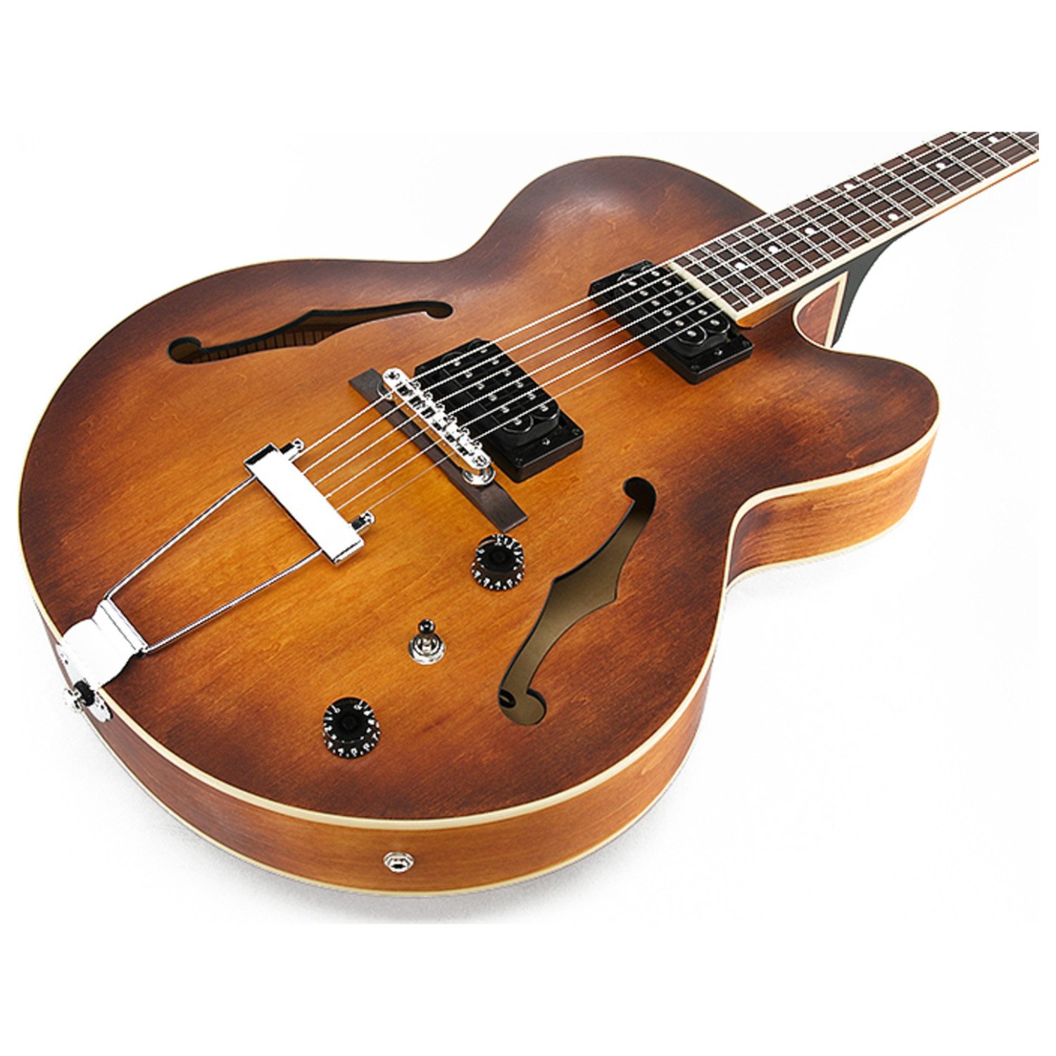 Ibanez Artcore AF55 Hollowbody Electric Guitar - Tobacco Flat Finish | Semi-Acoustic Jazz Guitar for Professional & Beginner Musicians | Perfect for Live Performances, Studio Recording & Home Practice