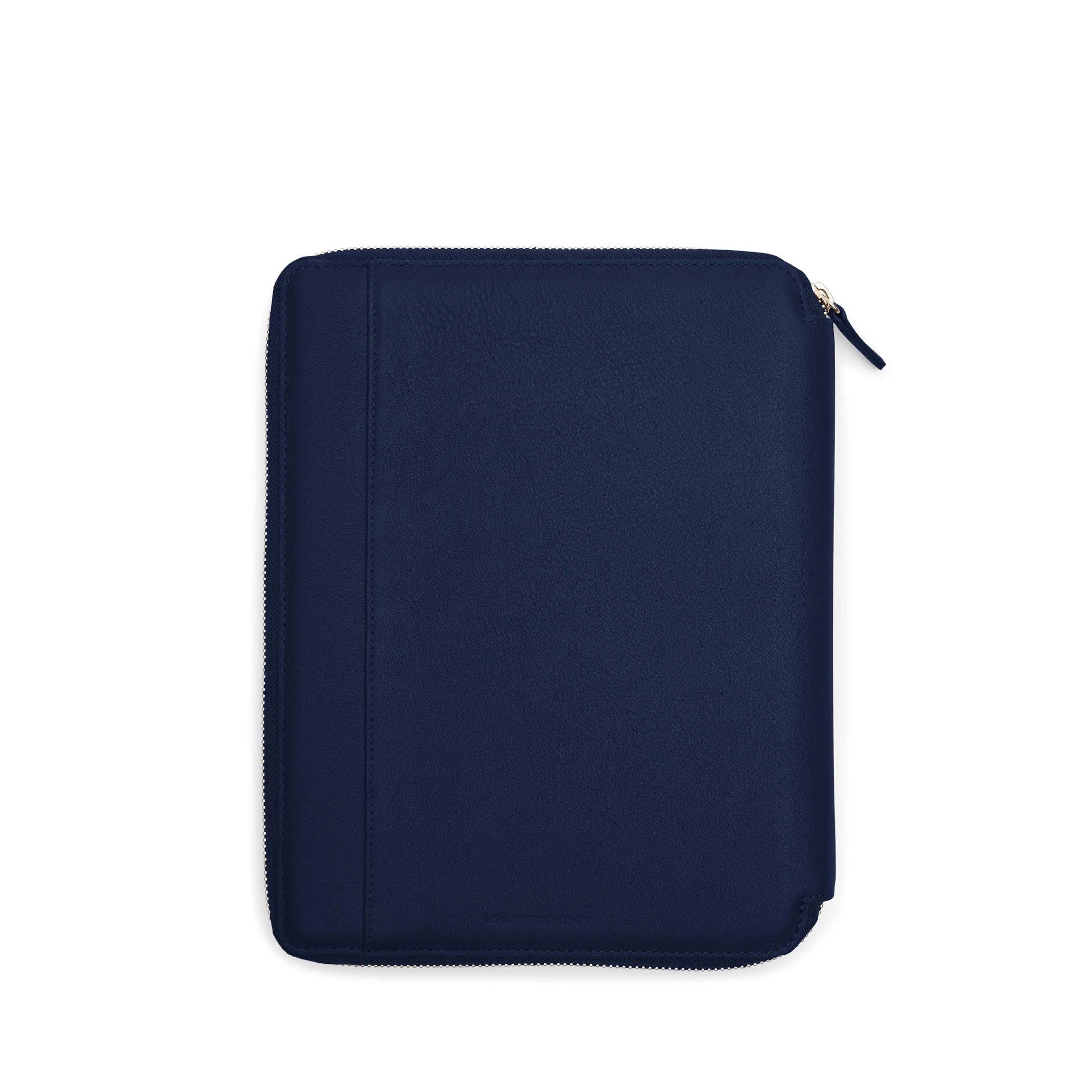 B5 Navy Blue Zippered Spiral Notebook - College Ruled Composition Journal for School, Office & Travel Note Taking
