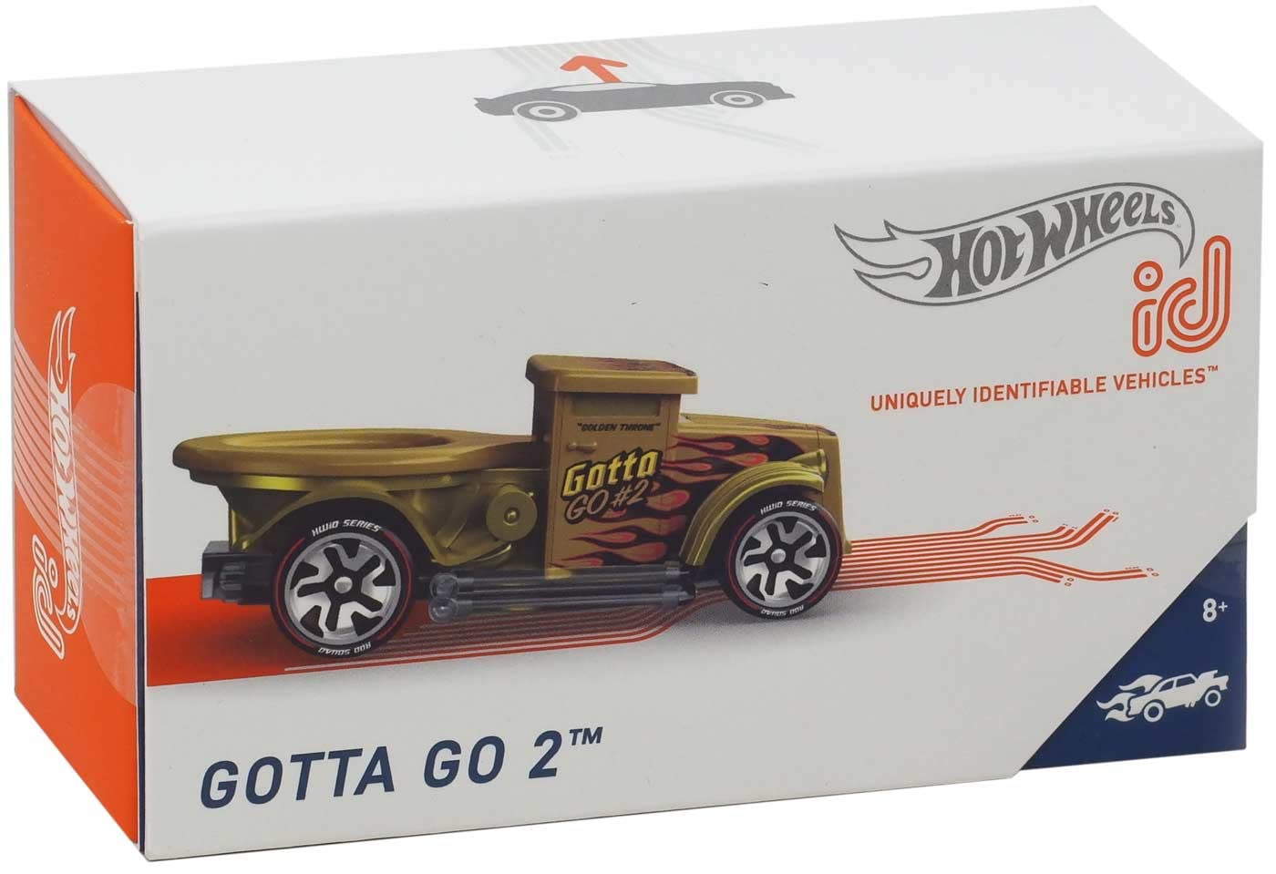 Hot Wheels ID Gotta Go 2 Diecast Toy Car - Collectible 1:64 Scale Model Vehicle for Kids & Adults - Perfect for Play, Display & Racing Scenes