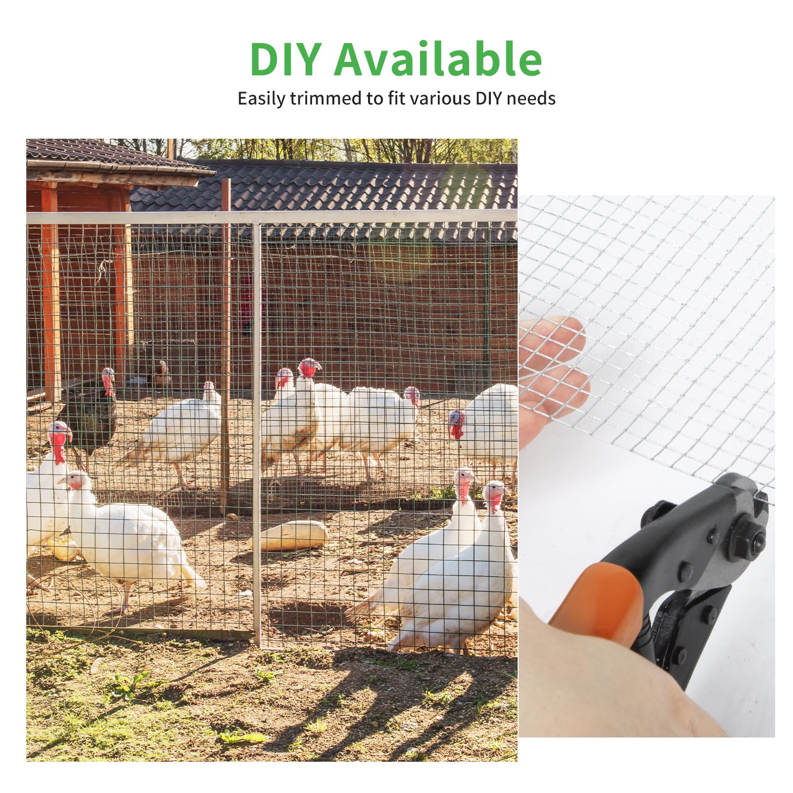 1/4 Inch Galvanized Chicken Wire Mesh - 23 Gauge 48