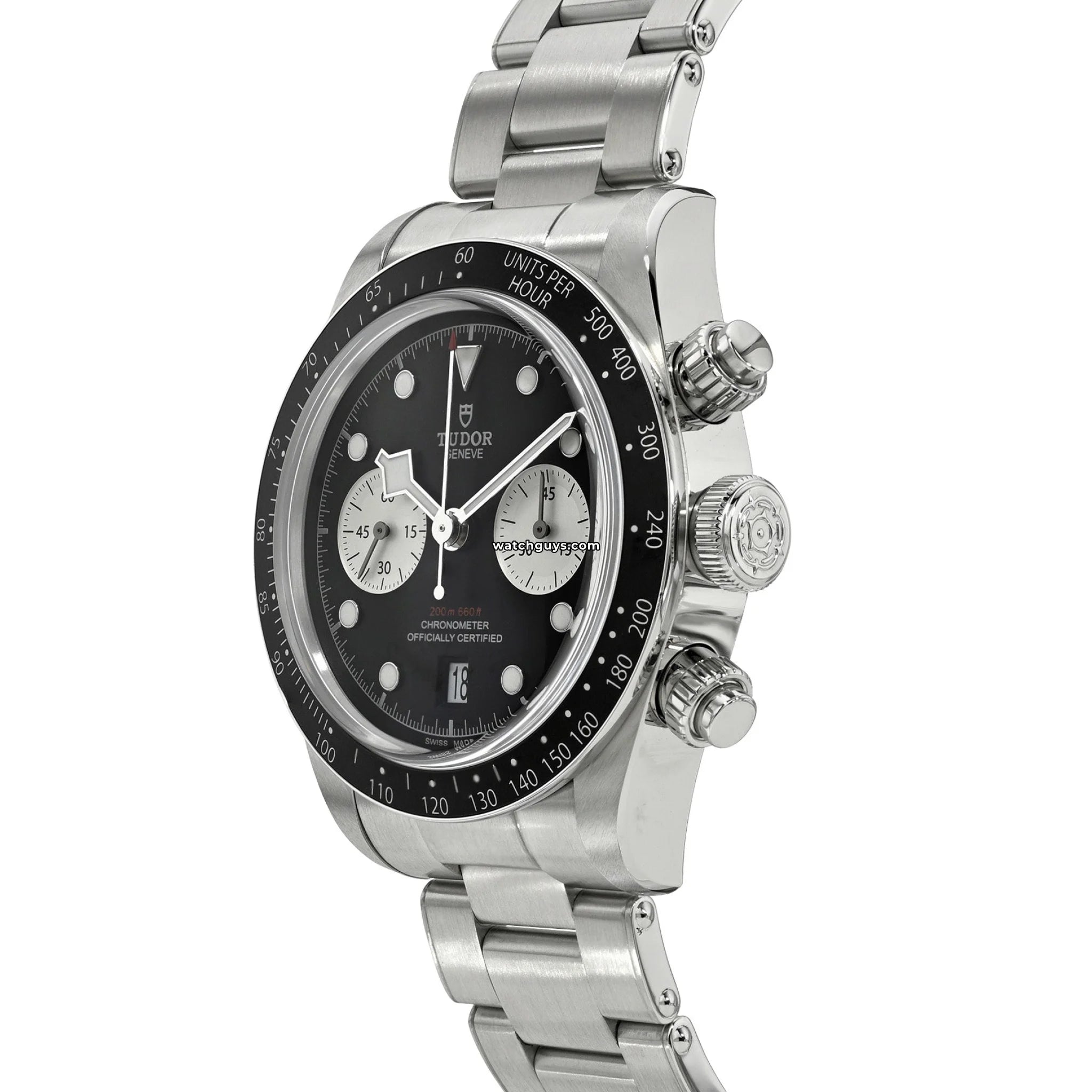 Tudor Black Bay Chrono Black 79360N Men's Luxury Watch - Perfect for Diving, Business & Formal Occasions