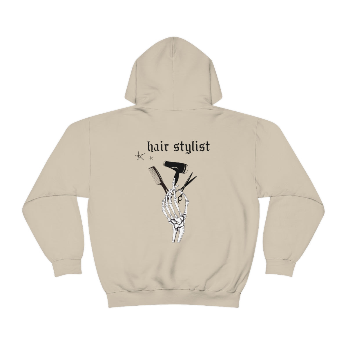 Stylish Hair Stylist Hoodie - Spooky Sweater for Hairdressers - Perfect Gift for Bridal Stylists & Trendy Hairdressers - Great for Salon Work, Halloween & Casual Wear