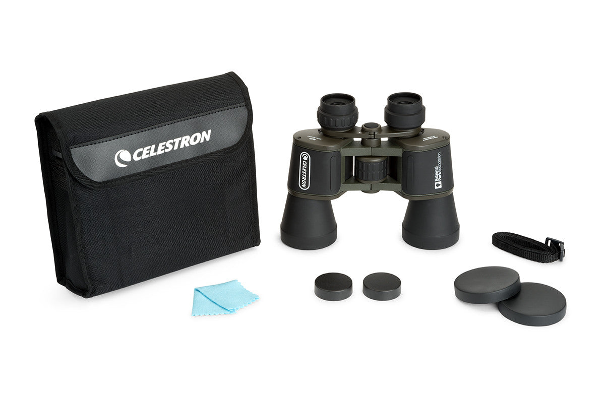 National Park Foundation 10x50 Binoculars - High Power Waterproof Binoculars for Bird Watching, Hiking, and Outdoor Adventures