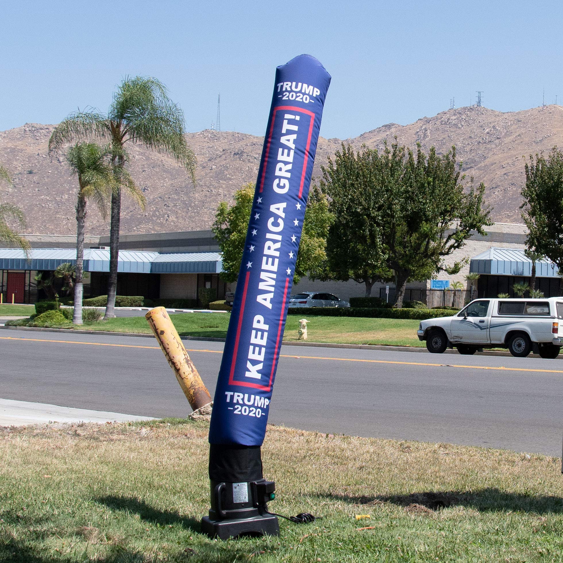Trump 2024 Inflatable Air Dancer with Blower Motor - Double-Sided Outdoor Yard Decoration | Made in USA | Perfect for Political Rallies, Patriotic Events & Campaign Support