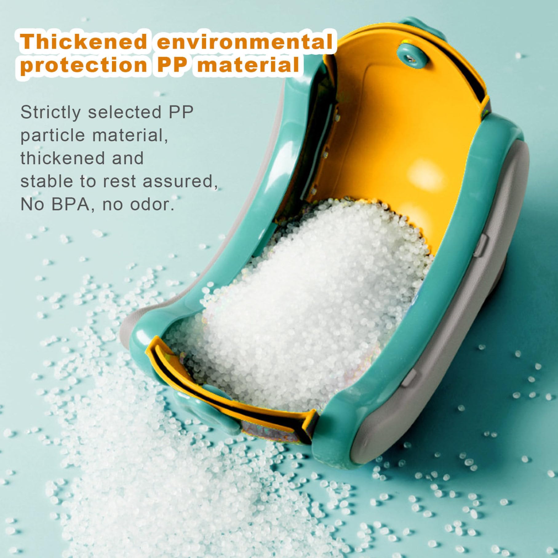 Foldable Travel Potty Seat for Toddlers - Portable Potty with 20 Disposable Baggies - Emergency Toilet for Long Car Rides, Beach & Outdoor Adventures - Yellow (Great for Road Trips, Camping & Travel)