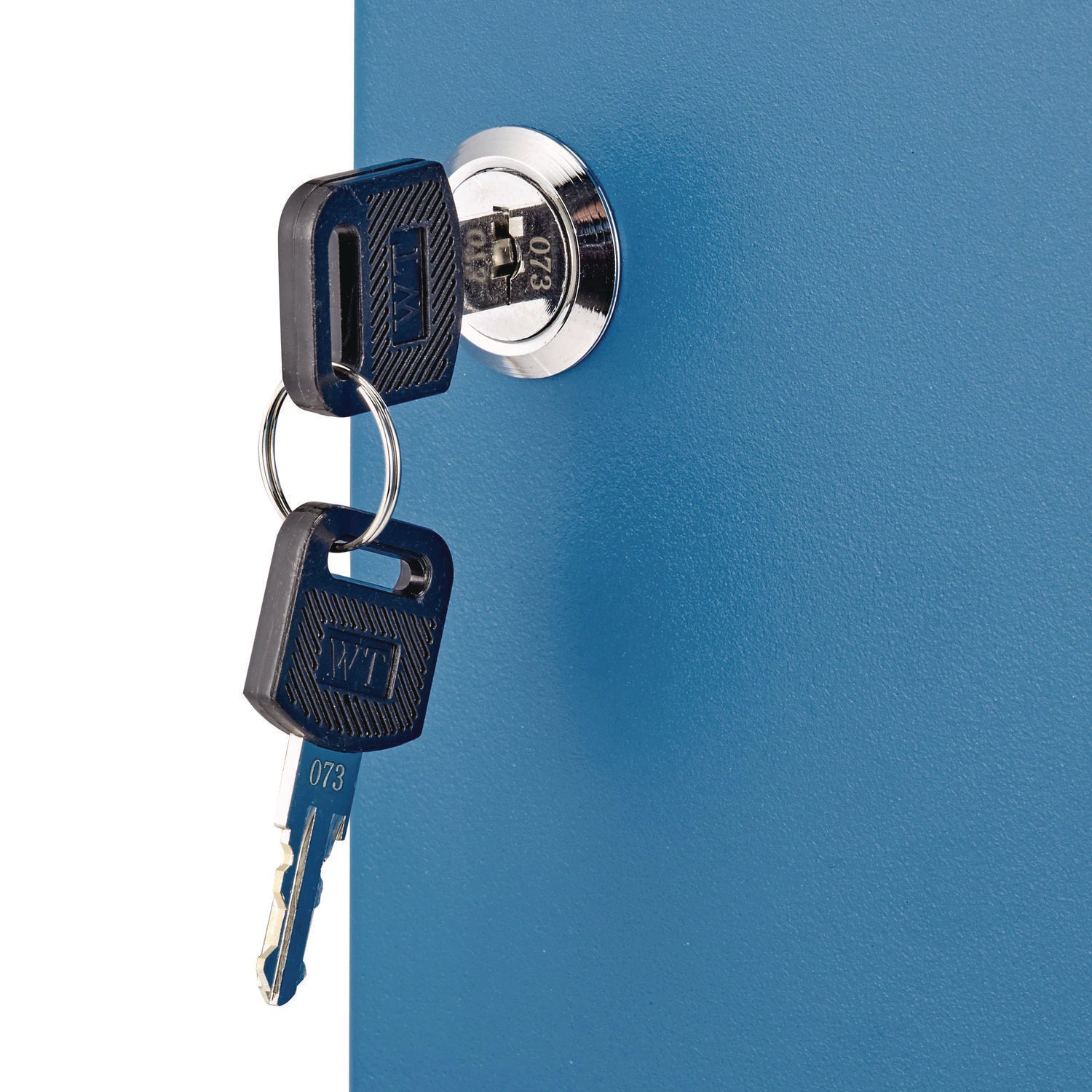 AdirOffice 48-Key Steel Secure Key Cabinet with Key Lock - Stainless Steel 304 Key Storage Box (7.1