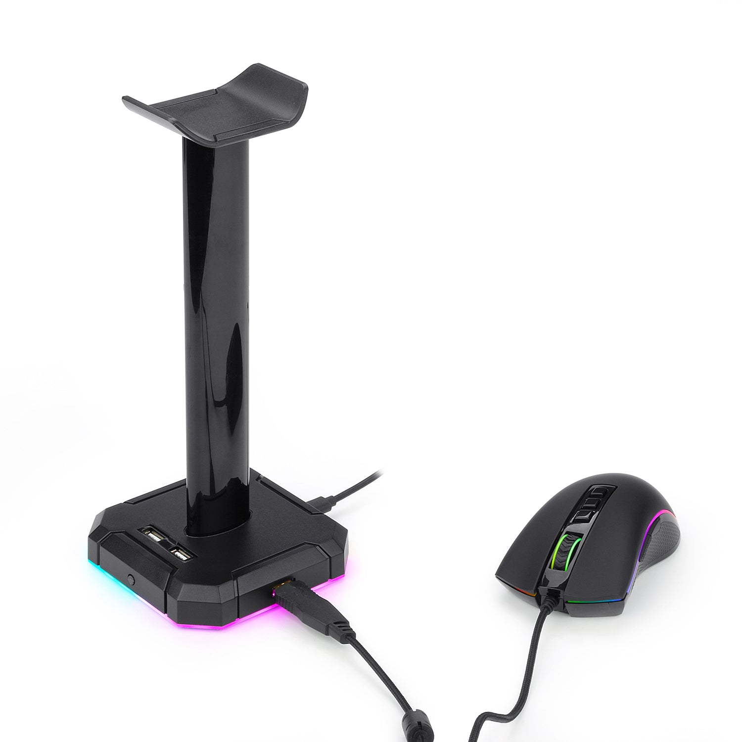 Redragon SCEPTER PRO HA 300 Gaming Headset Stand - Premium Headphone Holder with Non-Slip Base for PC, PS5, Xbox Setup - Perfect for Gamers & Streamers