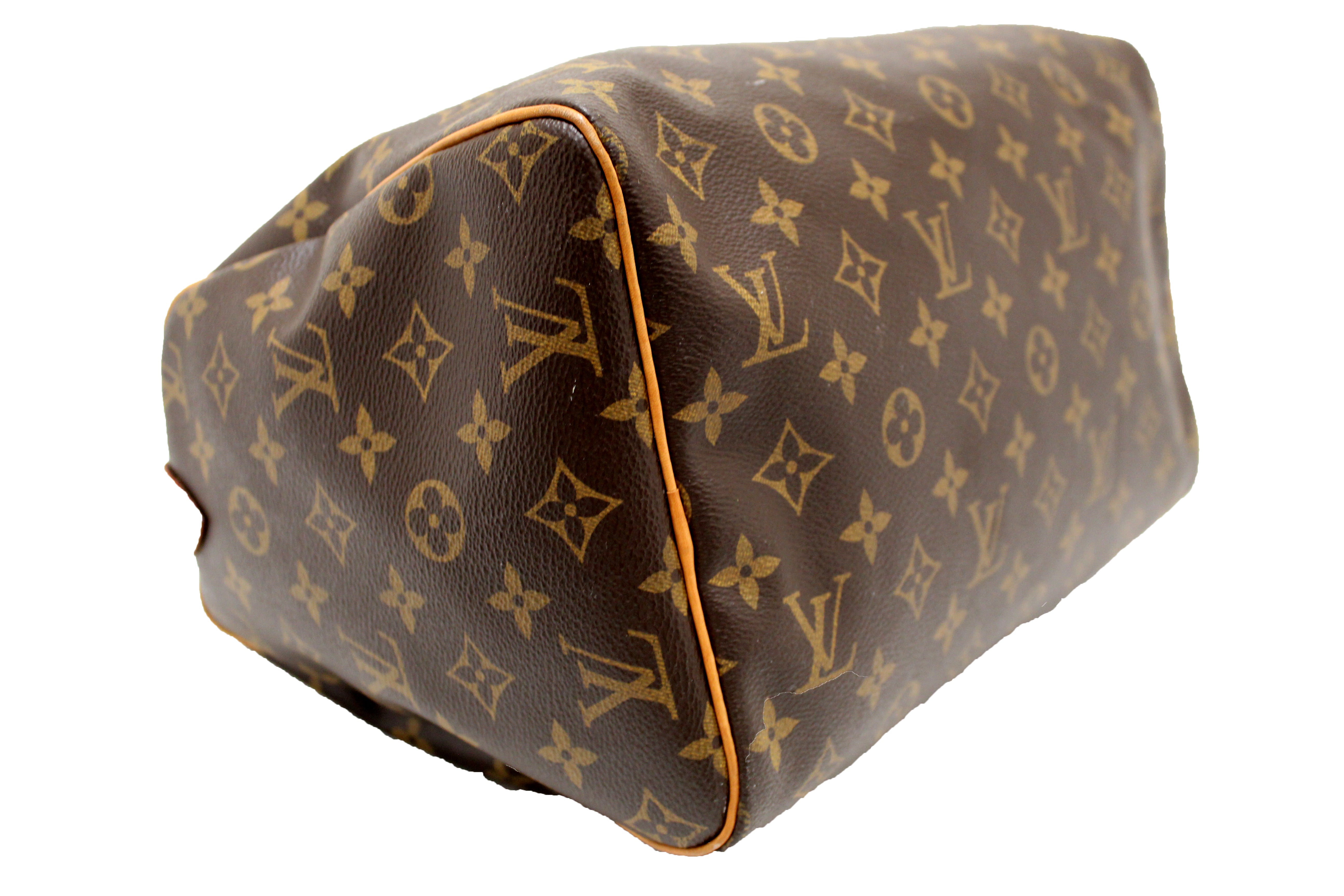 Authentic Louis Vuitton Speedy 30 Handbag - Classic Monogram Canvas Crossbody Purse for Women | Luxury Designer Shoulder Bag for Work, Travel & Everyday Use