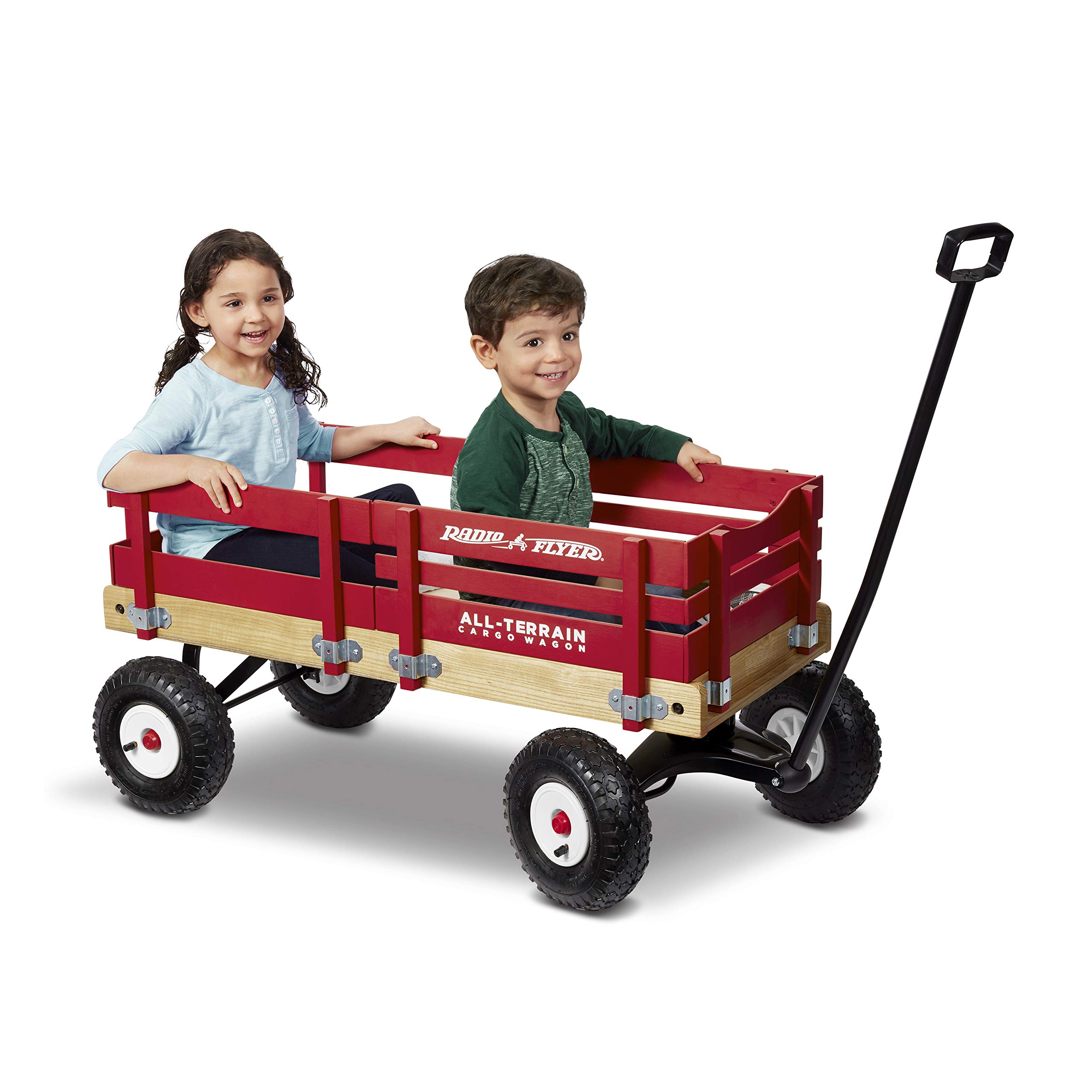 Radio Flyer All-Terrain Cargo Wagon for Kids - Heavy Duty Red Wagon for Ages 1.5+ | Perfect for Outdoor Play, Gardening, and Hauling Supplies