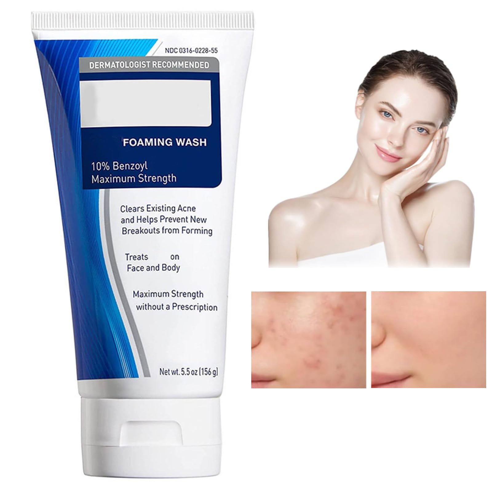 Gentle Foaming Face & Body Wash - Deep Pore Cleansing Lotion with Mineral Sun Protection | Hydrating Facial Cleanser for Sensitive Skin | Perfect for Daily Skincare Routine & Post-Workout Refreshment