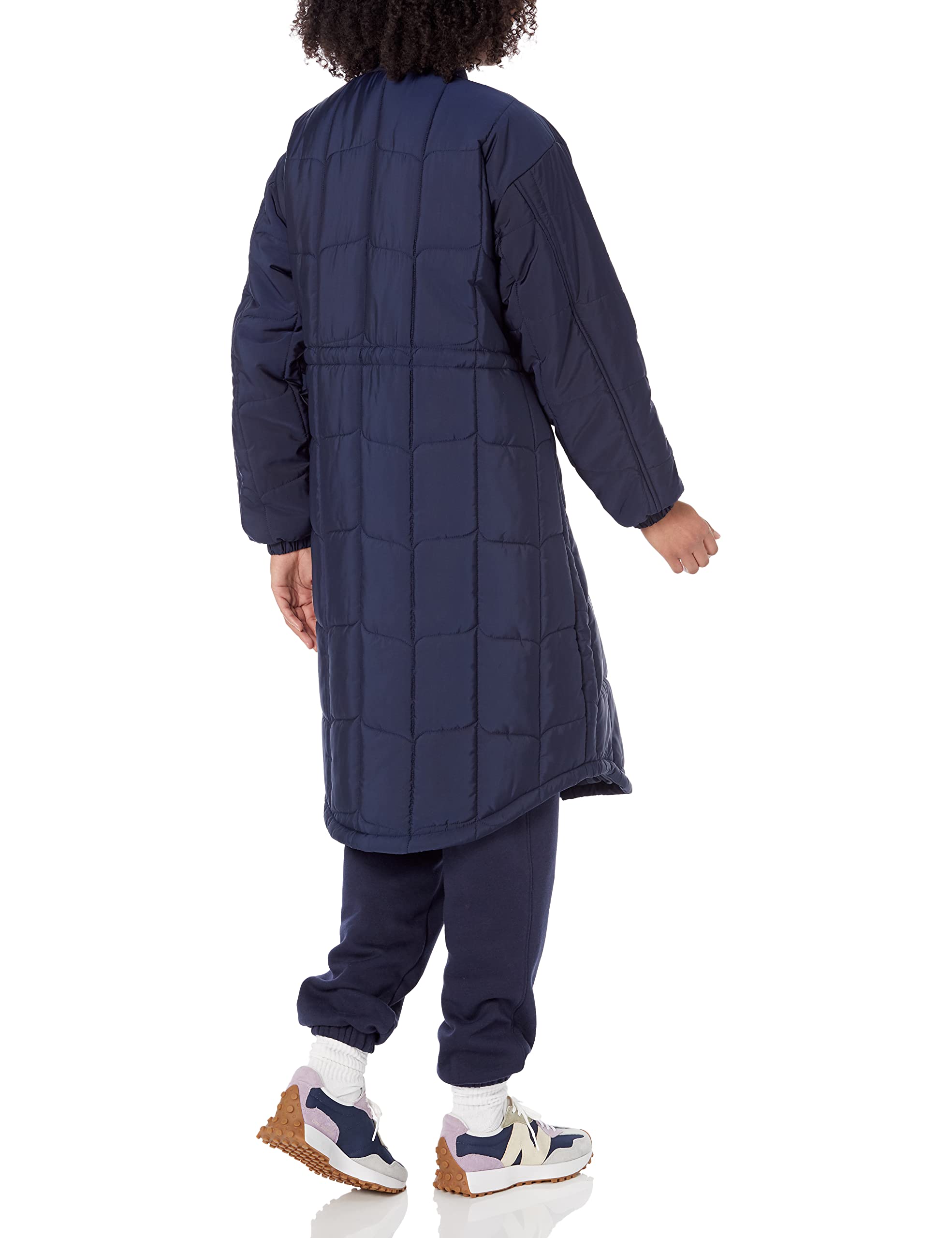 Amazon Essentials Women's Oversized Quilted Coat - Plus Size Winter Jacket with Warm Filling | Water-Resistant Outerwear for Cold Weather, Commuting & Outdoor Activities