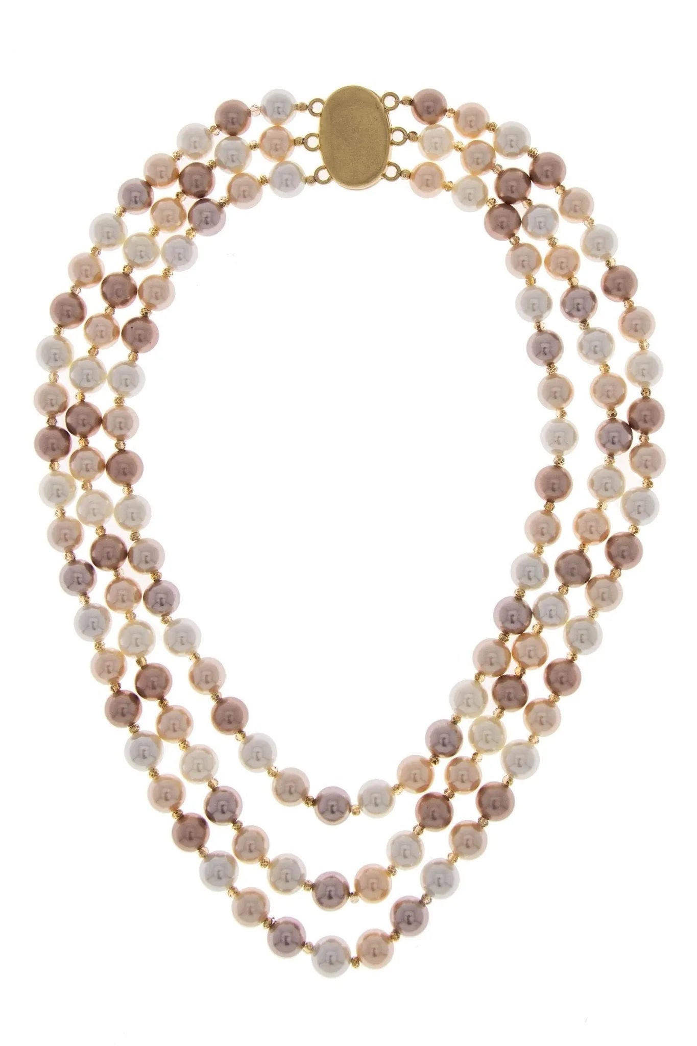 3-Layer Pearl Necklace for Women - Elegant & Timeless Jewelry Gift for Brides, Parties & Special Occasions