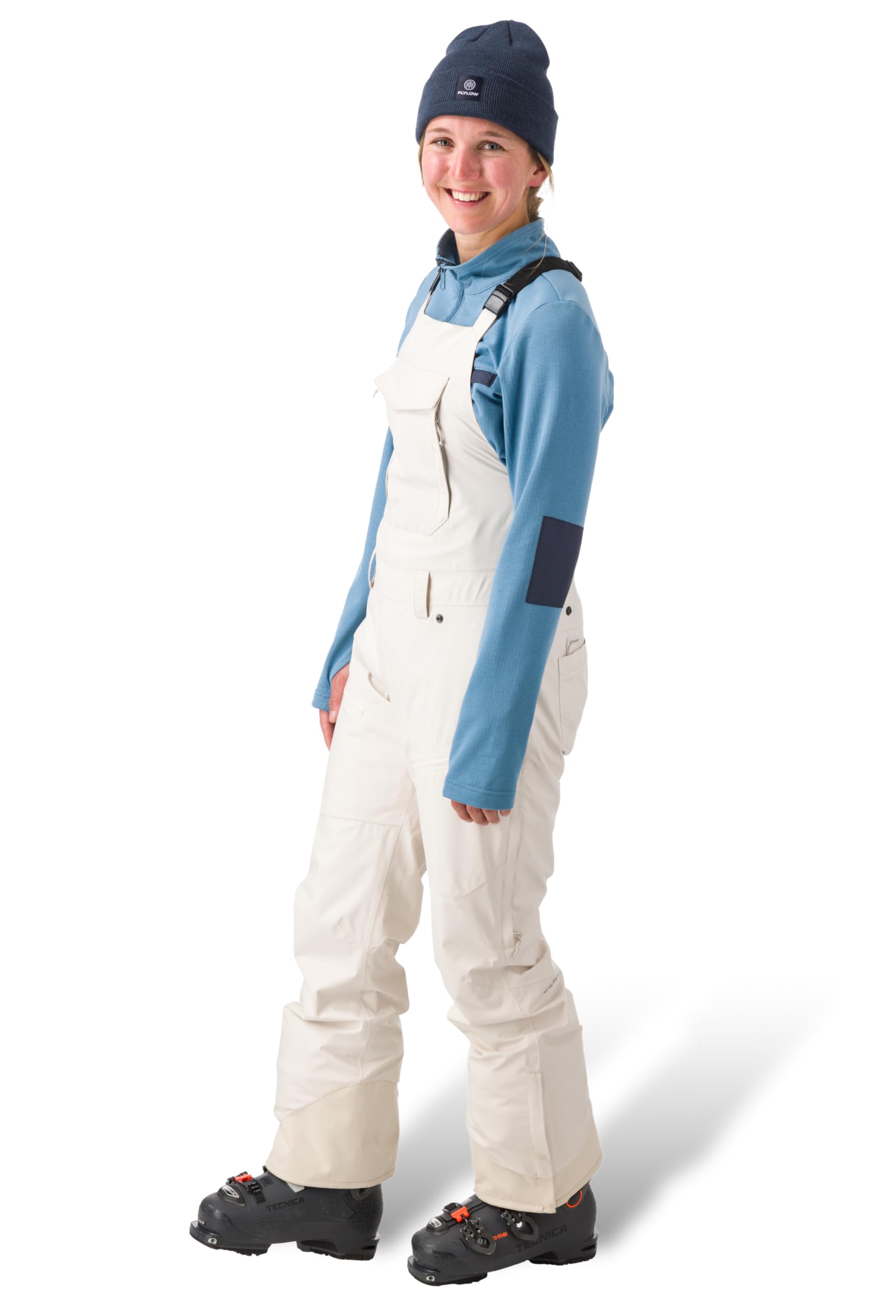 Flylow Women's Sphynx Bib Insulated Waterproof Ski Pants - Winter Snowboard Pants for Cold Weather - Perfect for Skiing, Snowboarding & Outdoor Adventures