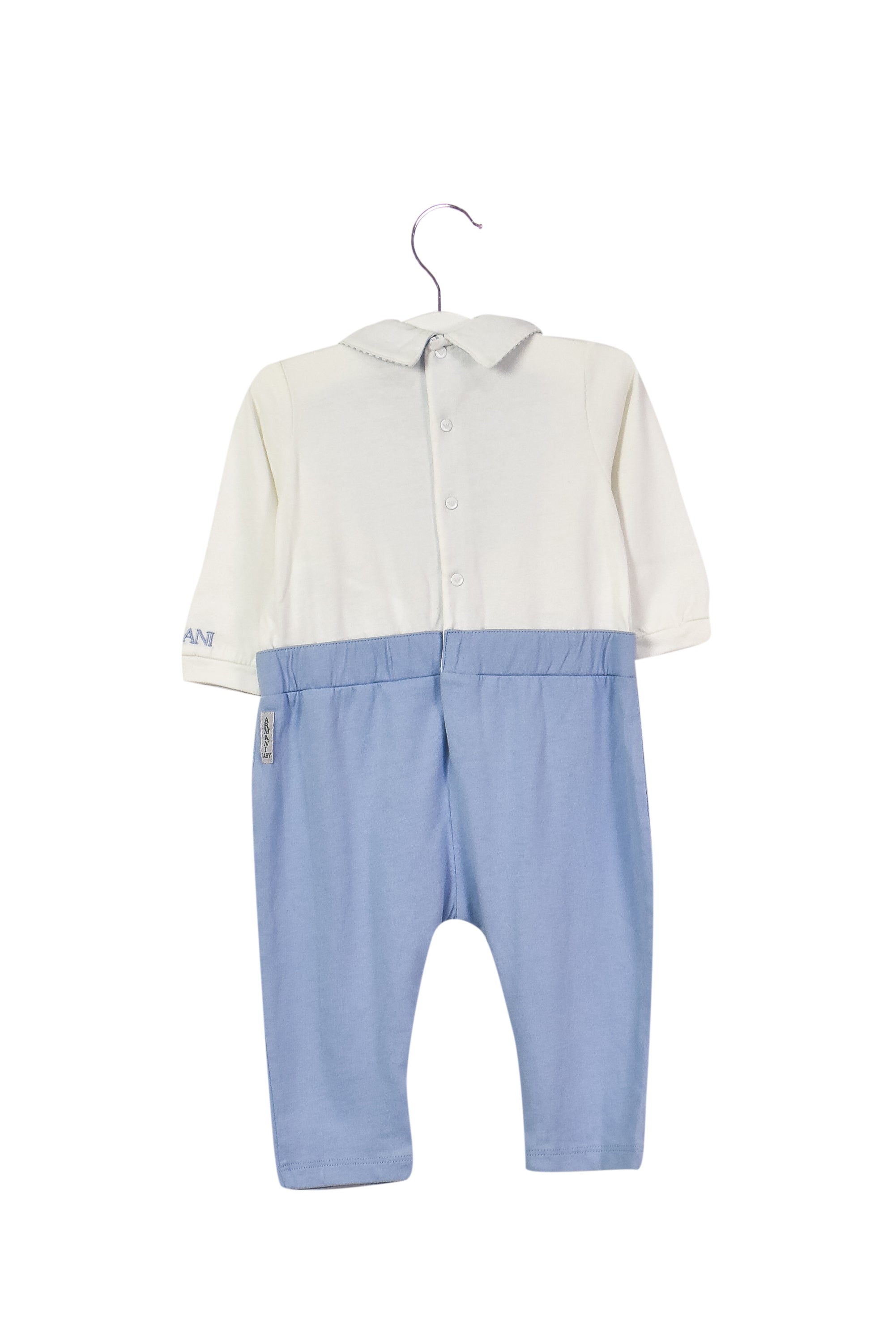 Armani Jumpsuit for Baby Girls 6 Months | Premium Cotton Romper with Snap Buttons | Perfect for Special Occasions, Photo Shoots & Daily Wear