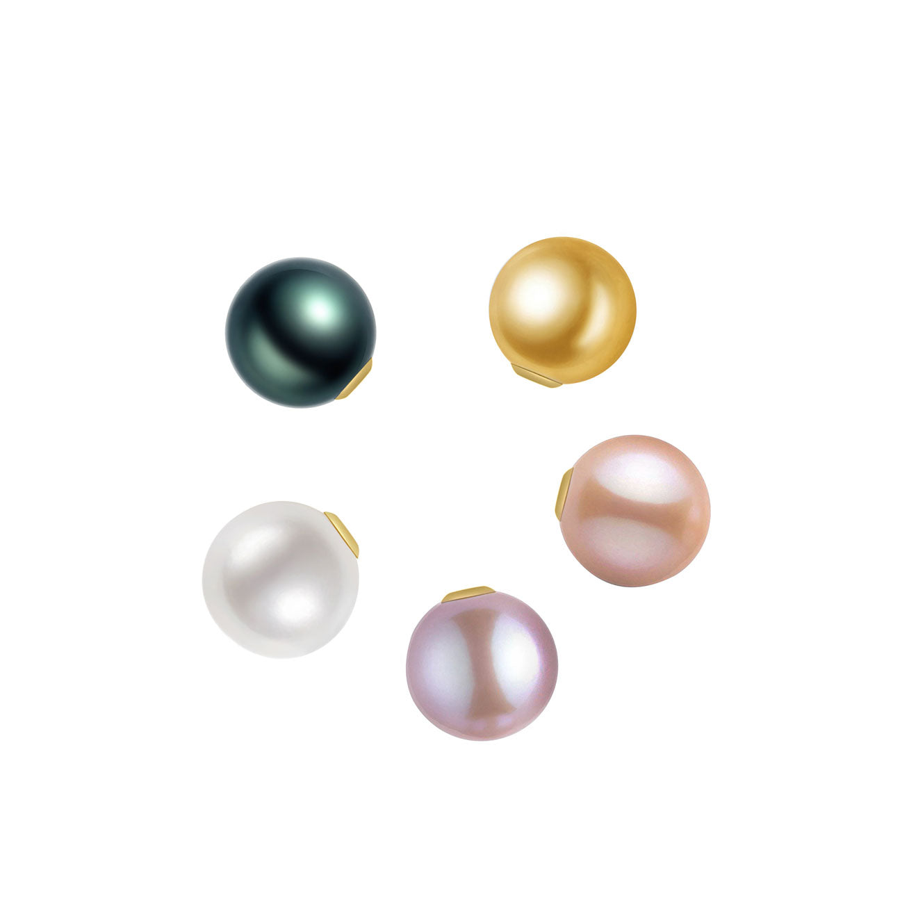 18K Gold Interchangeable Pearl Ring KR00015 - Elegant Adjustable Pearl Jewelry for Women | Perfect for Weddings, Anniversaries & Special Occasions