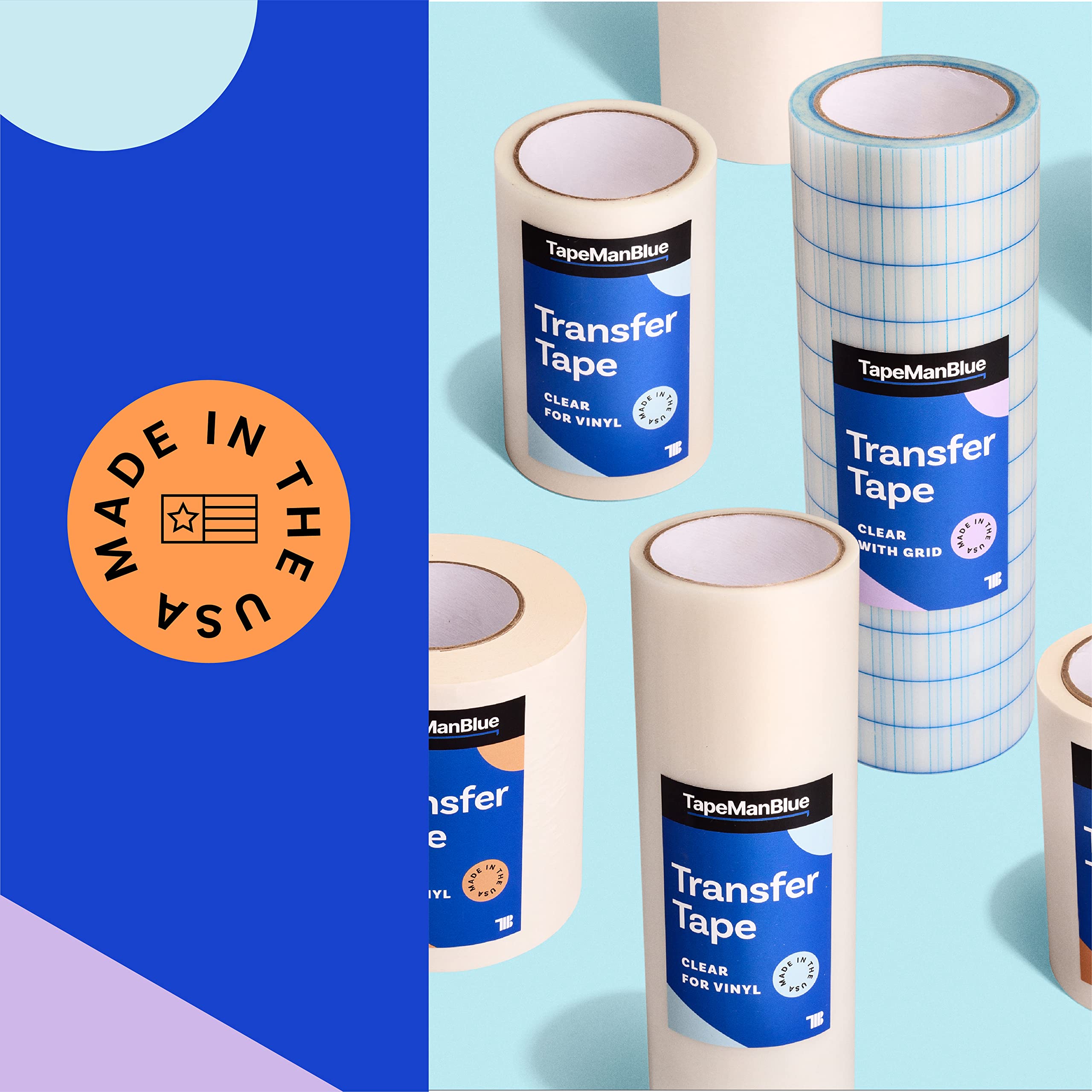 48 Inch x 100 Yards Low Tack Transfer Tape for Vinyl - Clear Application Film for Large Graphics | Perfect for Sign Making, Vehicle Wraps & Decal Installation