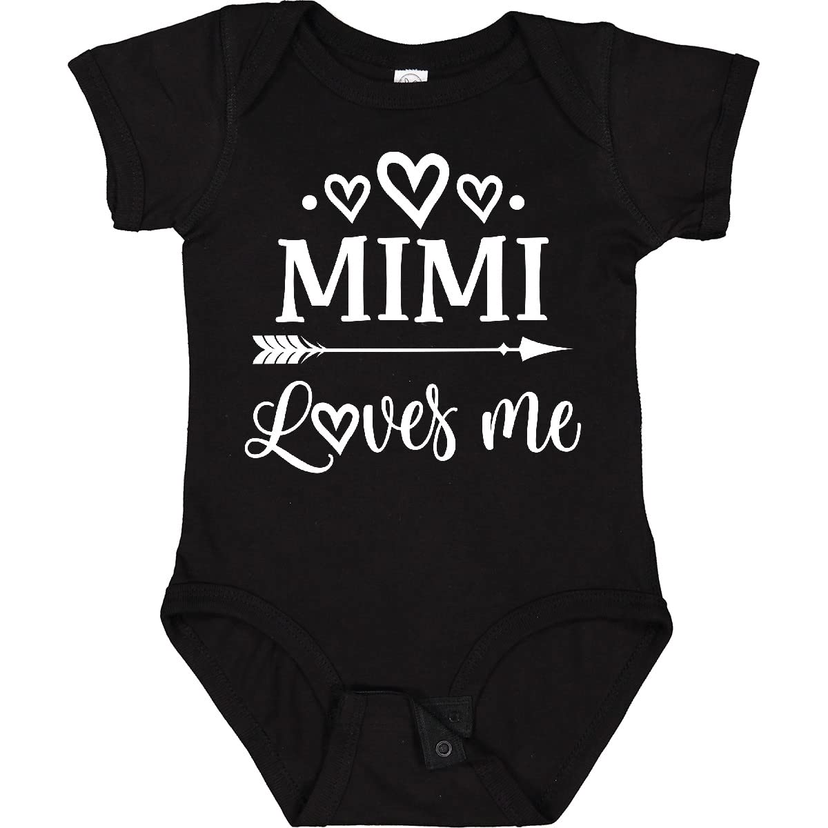 Inktastic Mimi Loves Me Baby Bodysuit - Soft Cotton Infant Onesie for Newborns & Toddlers - Perfect for Family Photos, Playdates & Everyday Comfort