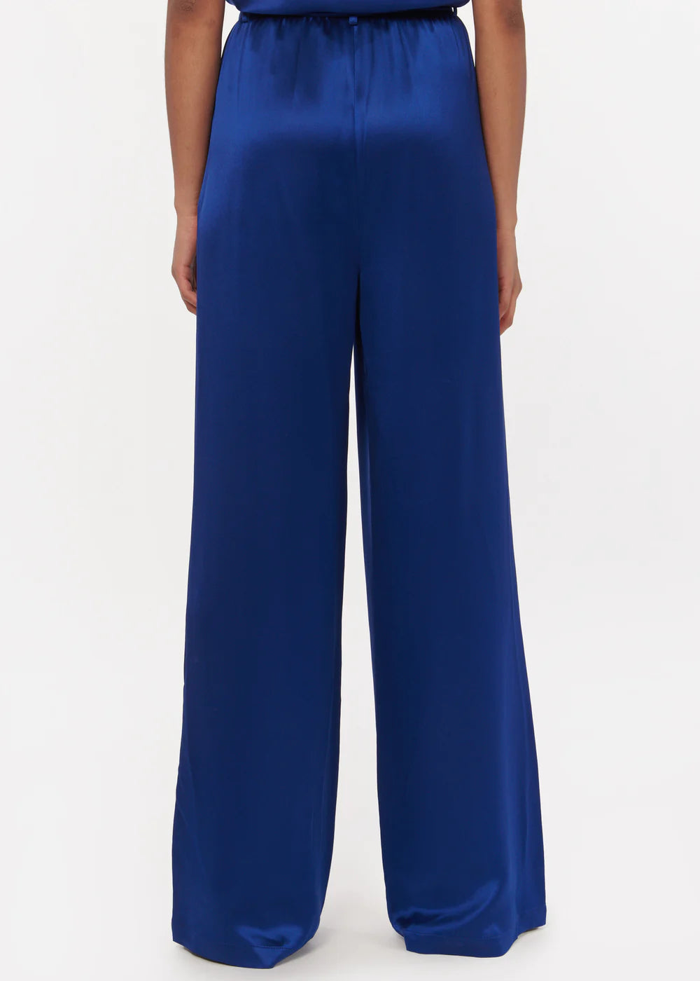 Davina Women's Lapis Blue Dress Pants - Comfortable Office & Business Casual Trousers for Work, Travel & Formal Occasions