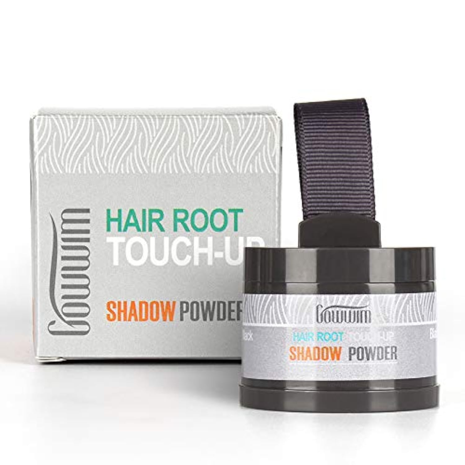 Gowwim Root Touch Up Hair Powder - Conceals Hair Loss, Receding Hairline & Thinning Eyebrows/Beard - 0.14oz (4g) Natural-Looking Coverage - Perfect for Daily Use, Special Occasions & Professional Settings