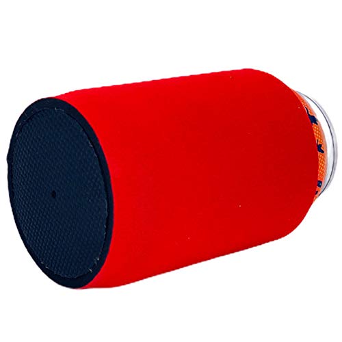 Fck It Full Bottom Can Cooler - Insulated Beer Can Holder for Cans & Bottles (Red, 1-Pack) - Perfect for Parties, BBQs, Beach & Outdoor Drinking