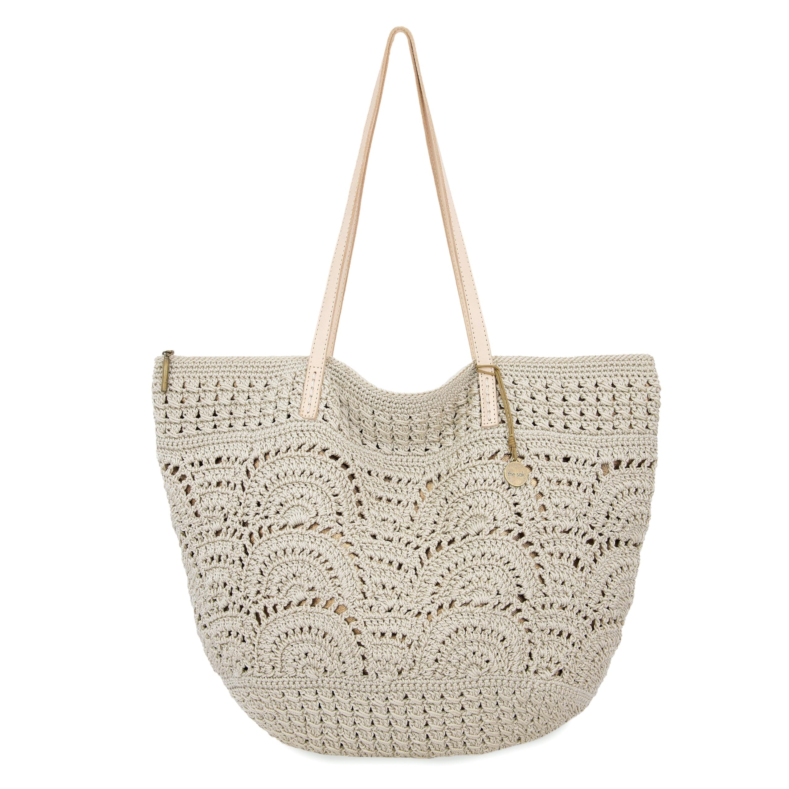 The Sak Faye Tote - Stylish Vegan Leather Handbag for Women, Spacious Work Tote with Zip Closure | Perfect for Office, Travel & Everyday Use