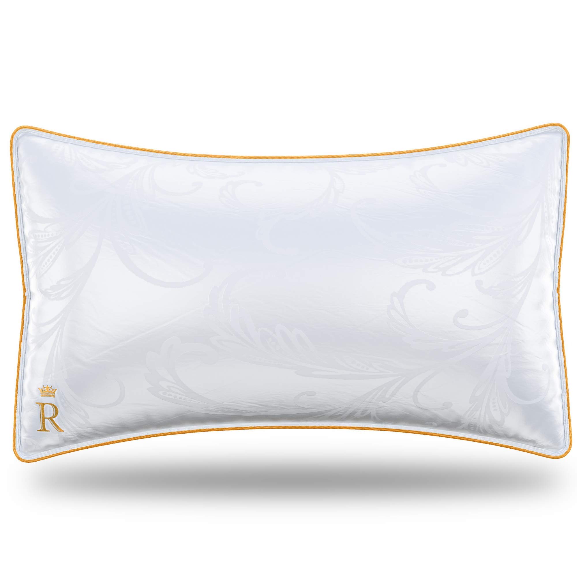 Royal Therapy Standard Size Pillows Set of 2 (20x26 in) - Hypoallergenic Adjustable Goose Down Alternative Pillows for Back, Side & Stomach Sleepers | Perfect for Home, Hotel & Travel Use