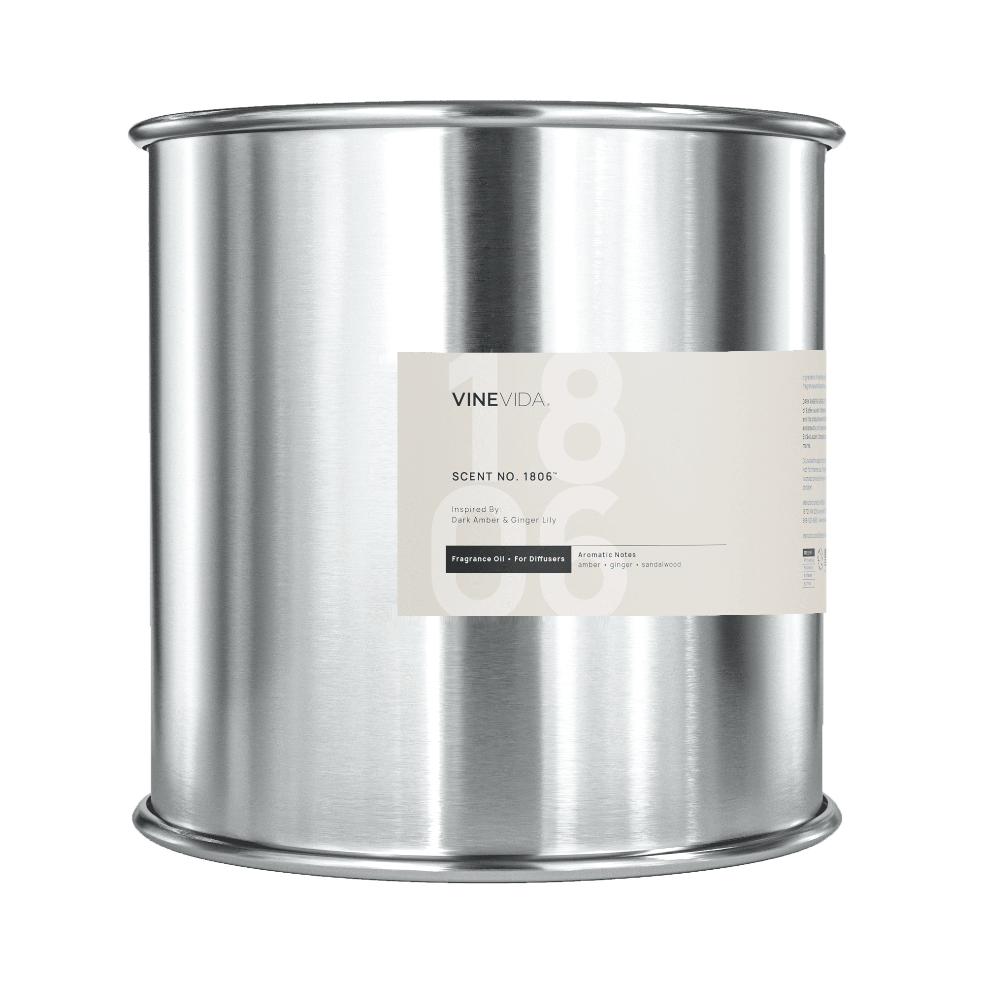 NO. 1806 Premium Fragrance Oil for Cold Air Diffusers - Inspired by Jo Malone Dark Amber & Ginger Lily | Aromatherapy, Home & Office Scenting