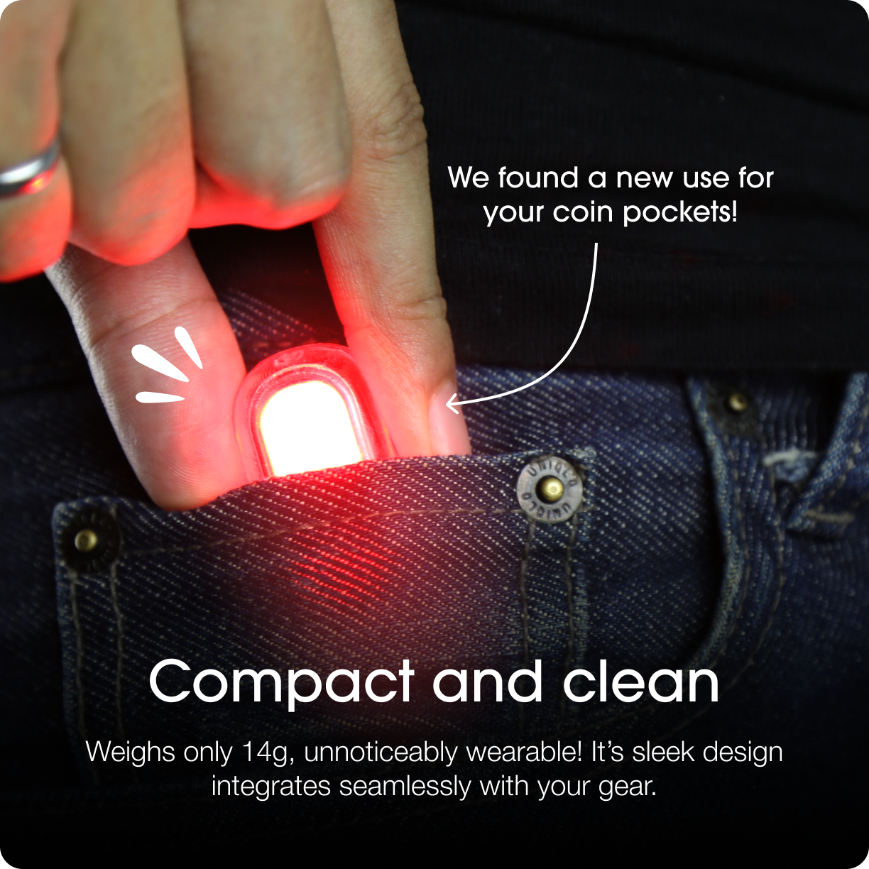 Lumos Firefly Mini - Ultra Bright LED Keychain Flashlight for Camping, Hiking & Emergency Use | Compact & Waterproof Outdoor Gear