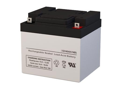 SigmasTek 12V 40AH Deep Cycle AGM Battery for Solar Energy Storage - Perfect for RV, Marine, Off-Grid Power & Solar Panel Systems