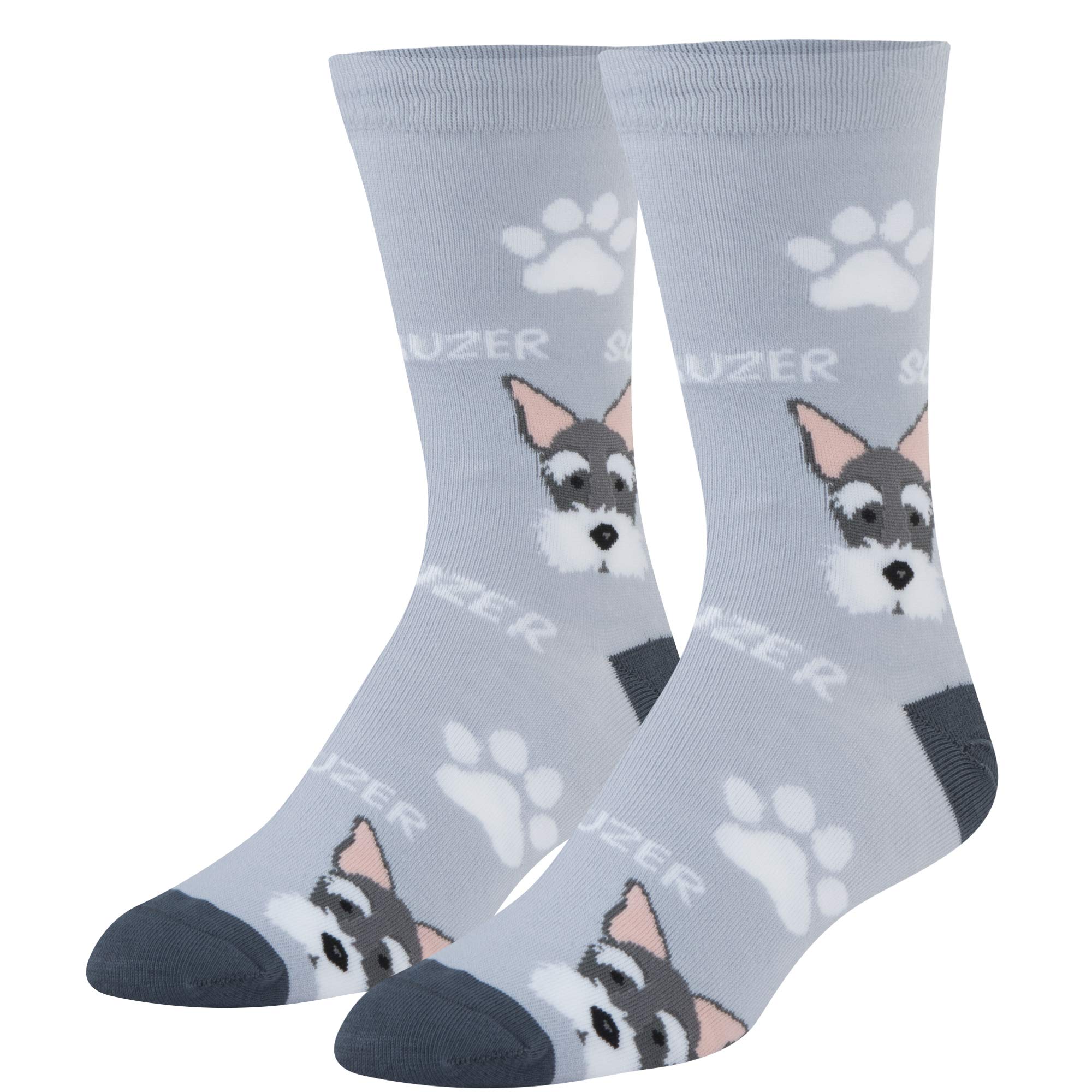 Fun & Colorful Women's Dog Print Crew Socks - Crazy Cute Animal Socks for Casual Wear, Gifts & Dog Lovers - Assorted Styles for Everyday Comfort & Fashion