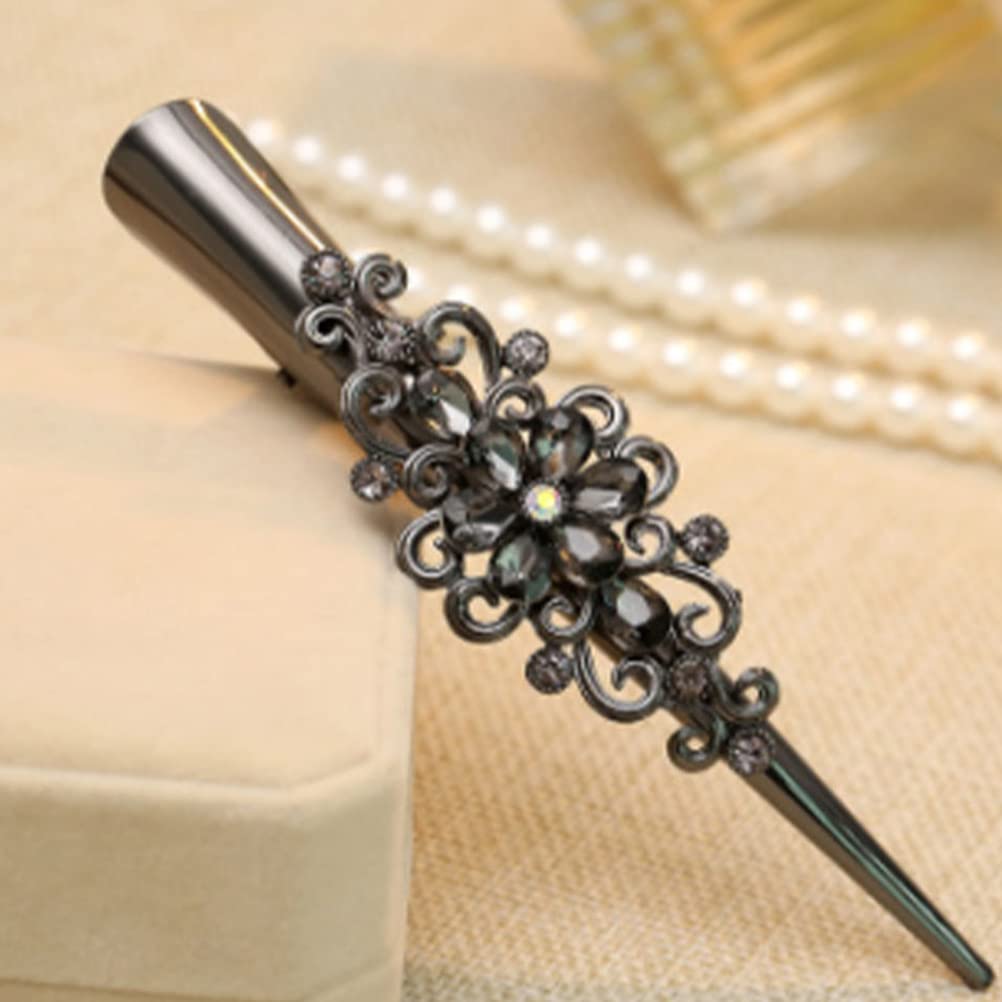 3pcs Vintage Hair Clips for Women & Girls - Retro Hair Tying & Sectioning Clips - Perfect for Styling, Braiding, and Salon Use