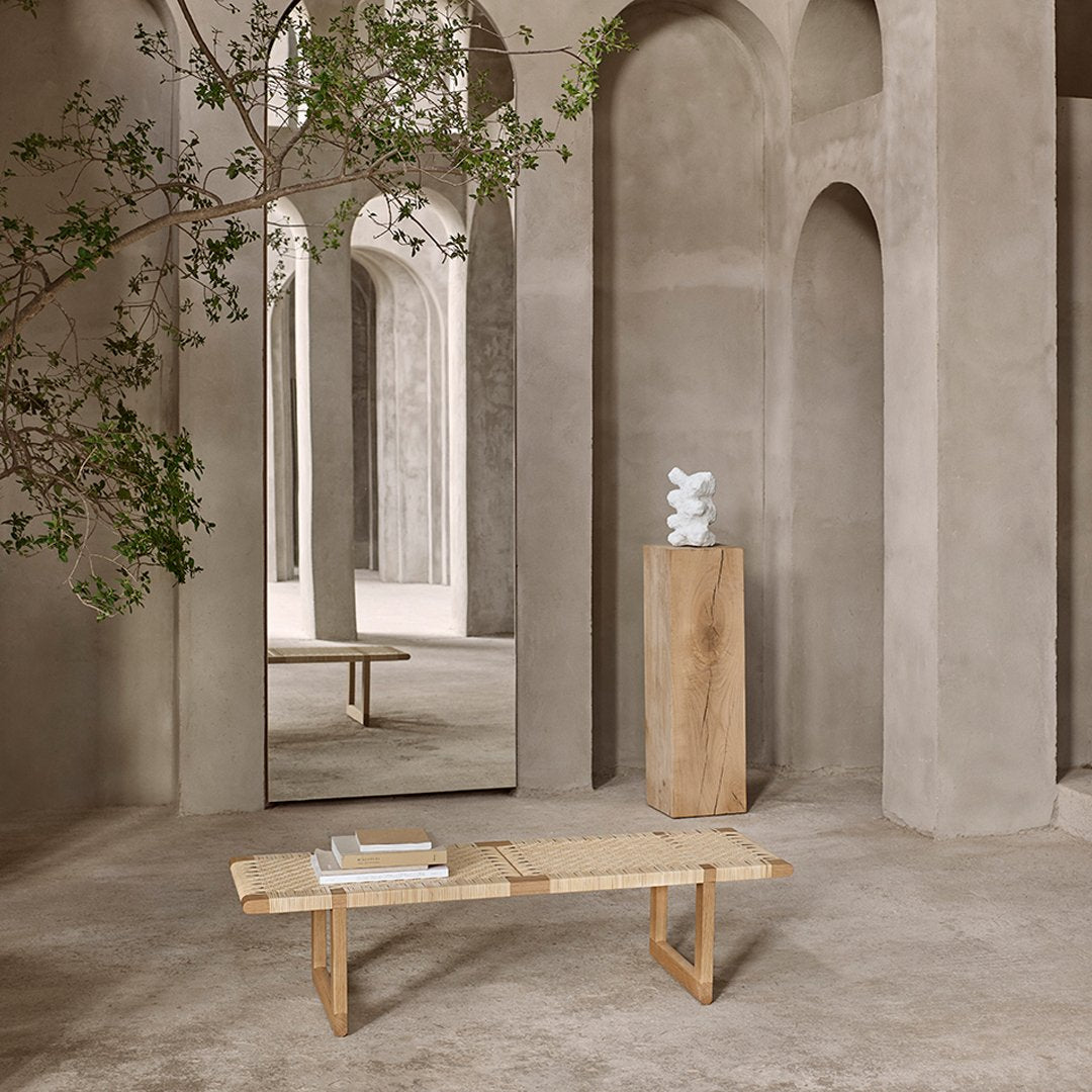 BM0488L Wooden Table Bench - Sturdy & Stylish for Indoor/Outdoor Use - Perfect for Dining, Entryway, or Garden Seating