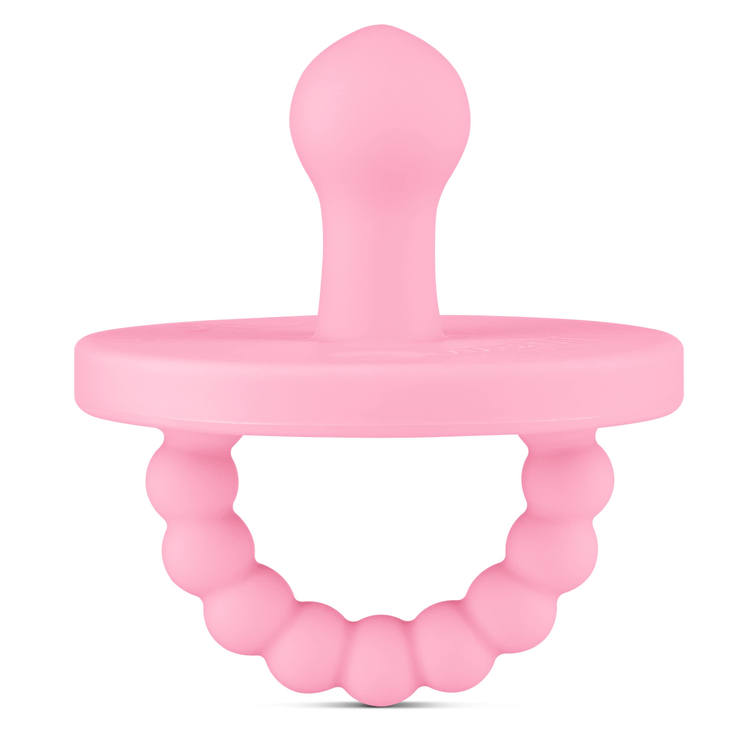 Ryan & Rose Cutie PAT Pacifier Teether - BPA-Free Baby Soother with Bulb & Taffy Designs | Perfect for Newborns, Infants & Toddlers | Helps with Teething Pain & Comforting | Ideal for Daycare, Travel & Sleep Time
