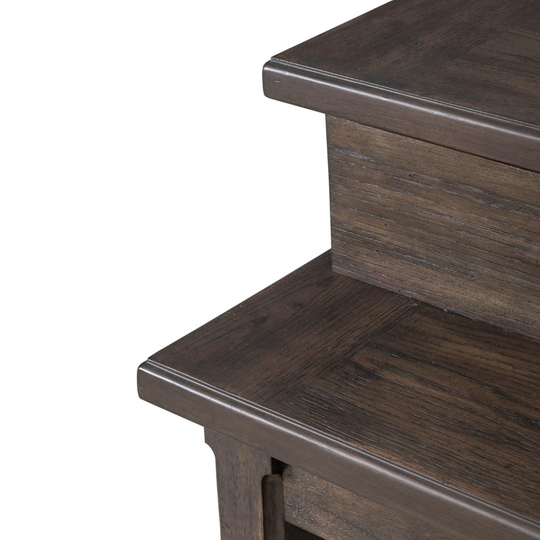 Paradise Valley 3-Piece Console Table Set with Matching Stools - Modern Entryway Furniture for Hallway, Living Room & Foyer Decor