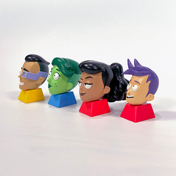 Star Trek: Lower Decks Artisan Keycap 4-Piece Set - Custom Mechanical Keyboard Keycaps for Gaming & Typing - Perfect for Star Trek Fans & PC Enthusiasts