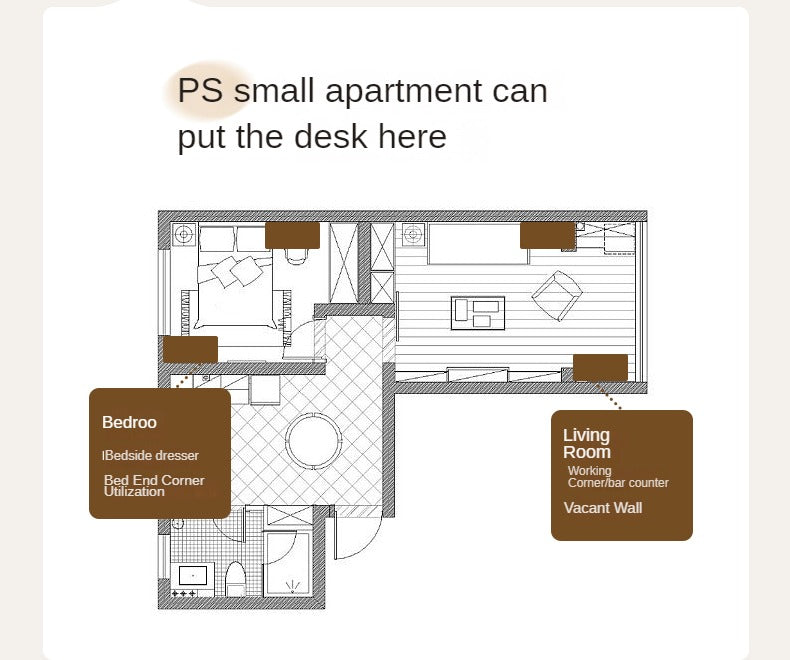 Premium Black Walnut Solid Wood Writing Desk with 3 Drawers - Modern Home Office Furniture for Study, Work & Remote Workspace