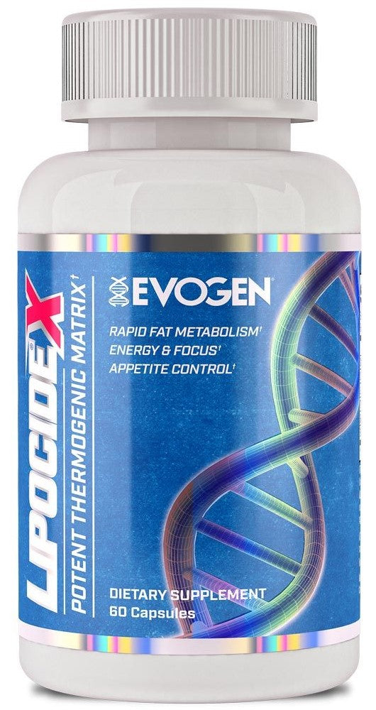 Evogen Lipocide X Fat Burner Supplement - 60 Capsules for Weight Loss & Energy Boost | Supports Metabolism & Appetite Control | Ideal for Fitness & Bodybuilding