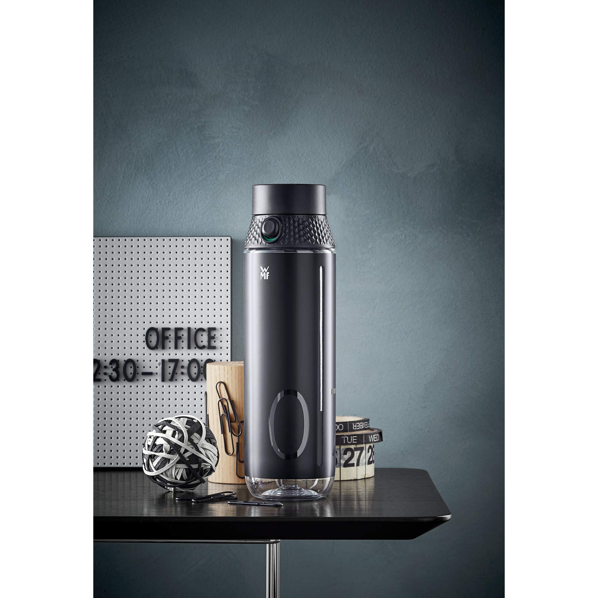 WMF Waterkant Sports Water Bottle 750ml - BPA-Free, Shatterproof & Leak-Proof, One-Hand Opening for Carbonated Drinks - Perfect for Gym, Hiking, Running & Outdoor Activities