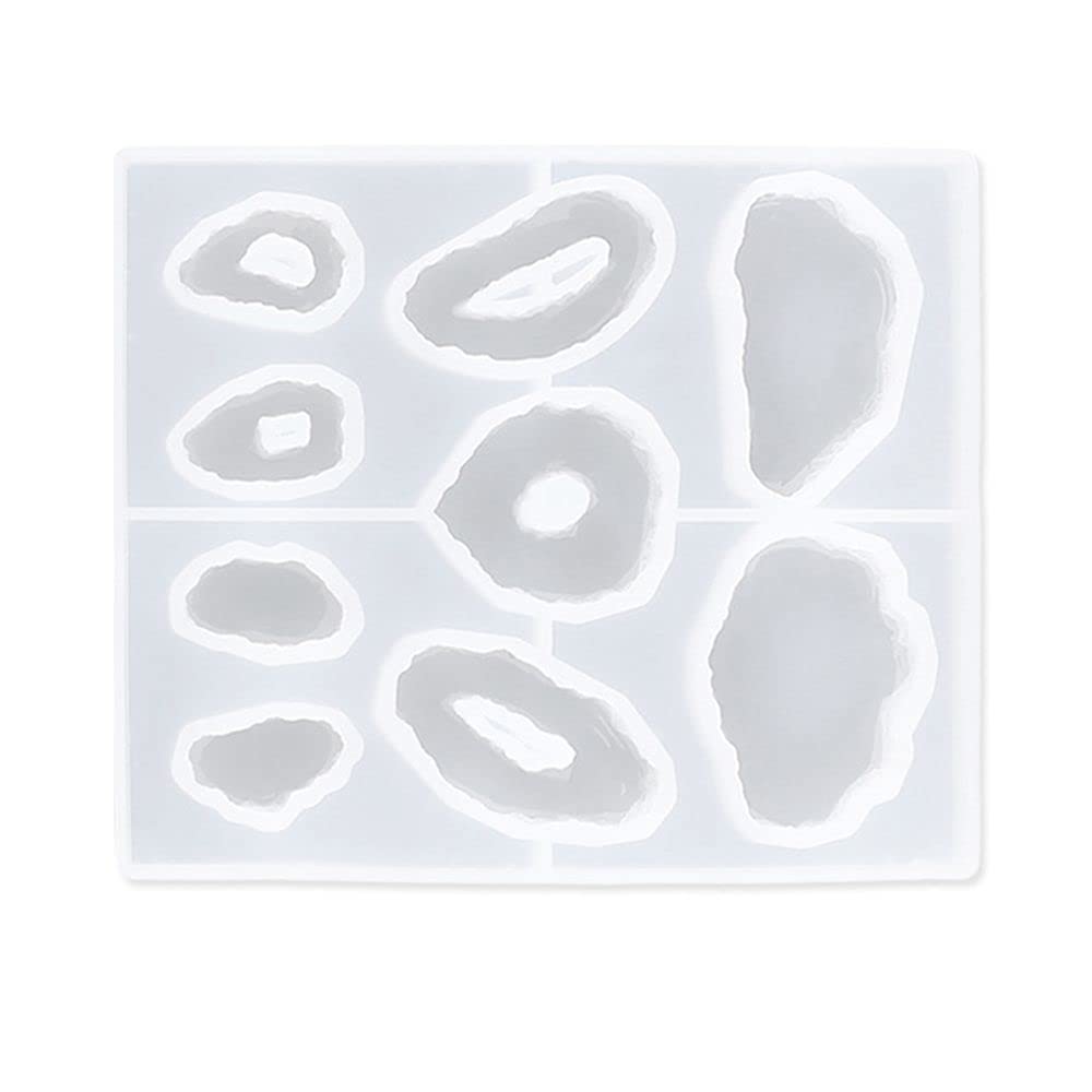 HUOFU Silicone Jewelry Casting Molds - Sphere Pendant Resin Molds for DIY Earrings, Necklaces & Cake Decorating - Perfect for Handmade Jewelry Making & Craft Projects