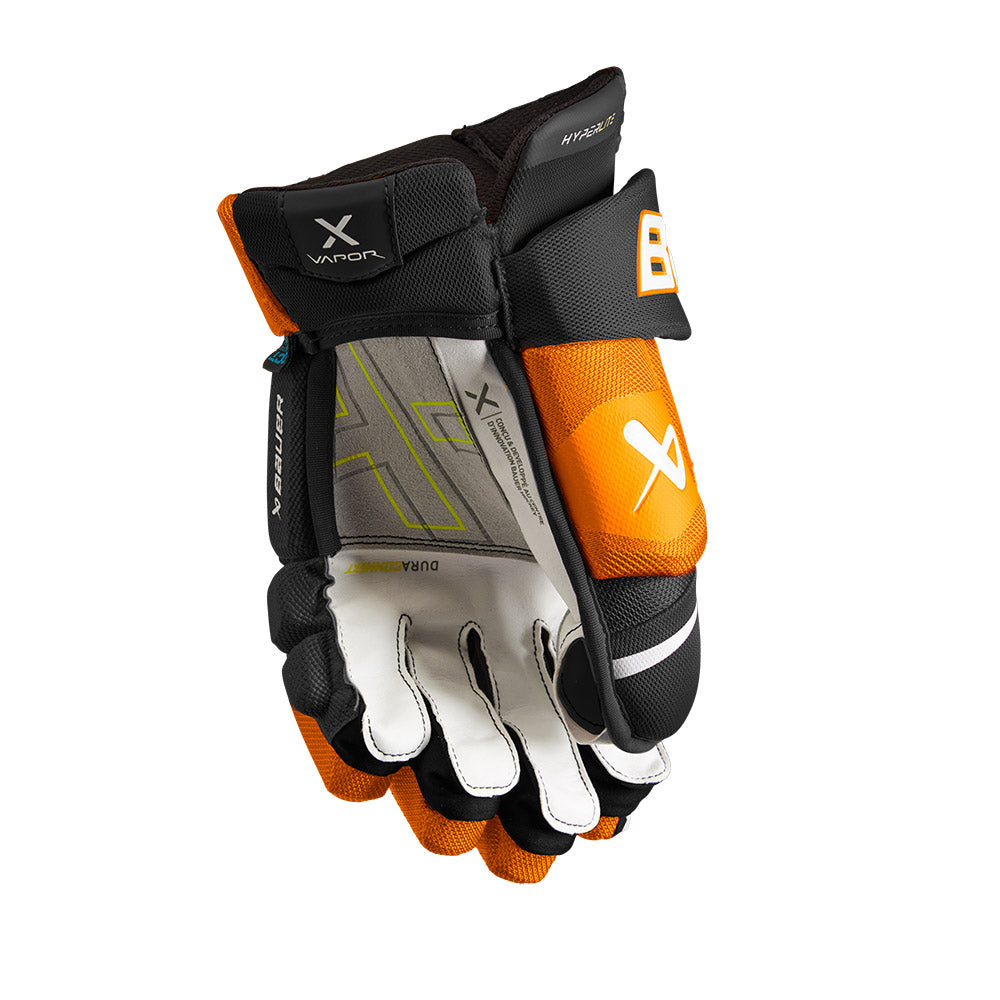Bauer Vapor HyperLite Senior Ice Hockey Gloves - Lightweight Protective Gear for Hockey Players - Perfect for Games & Practice Sessions