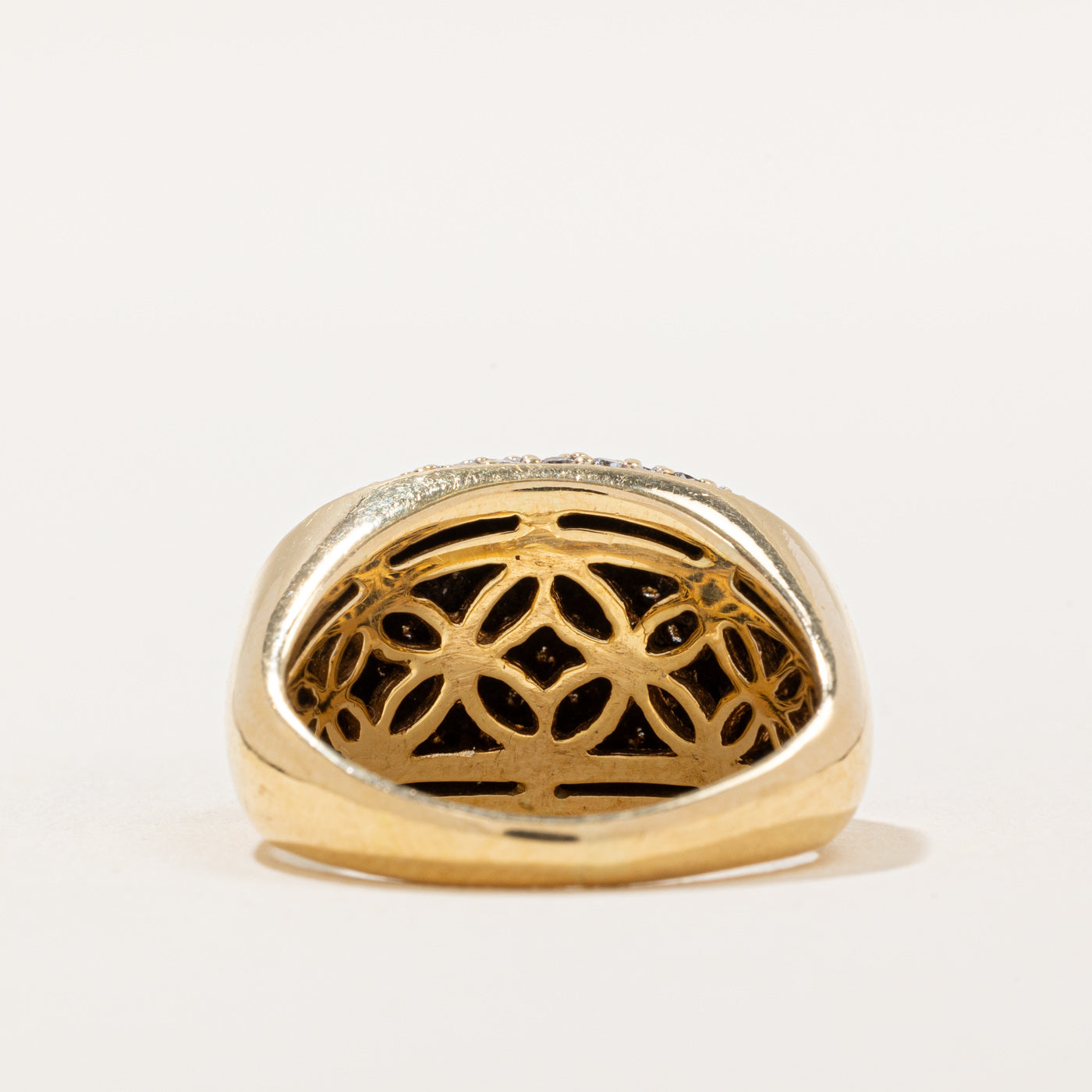 1.50ctw Pave Set Diamond Cocktail Ring for Women - Size 5.75 | Elegant Statement Jewelry for Parties, Weddings & Special Occasions