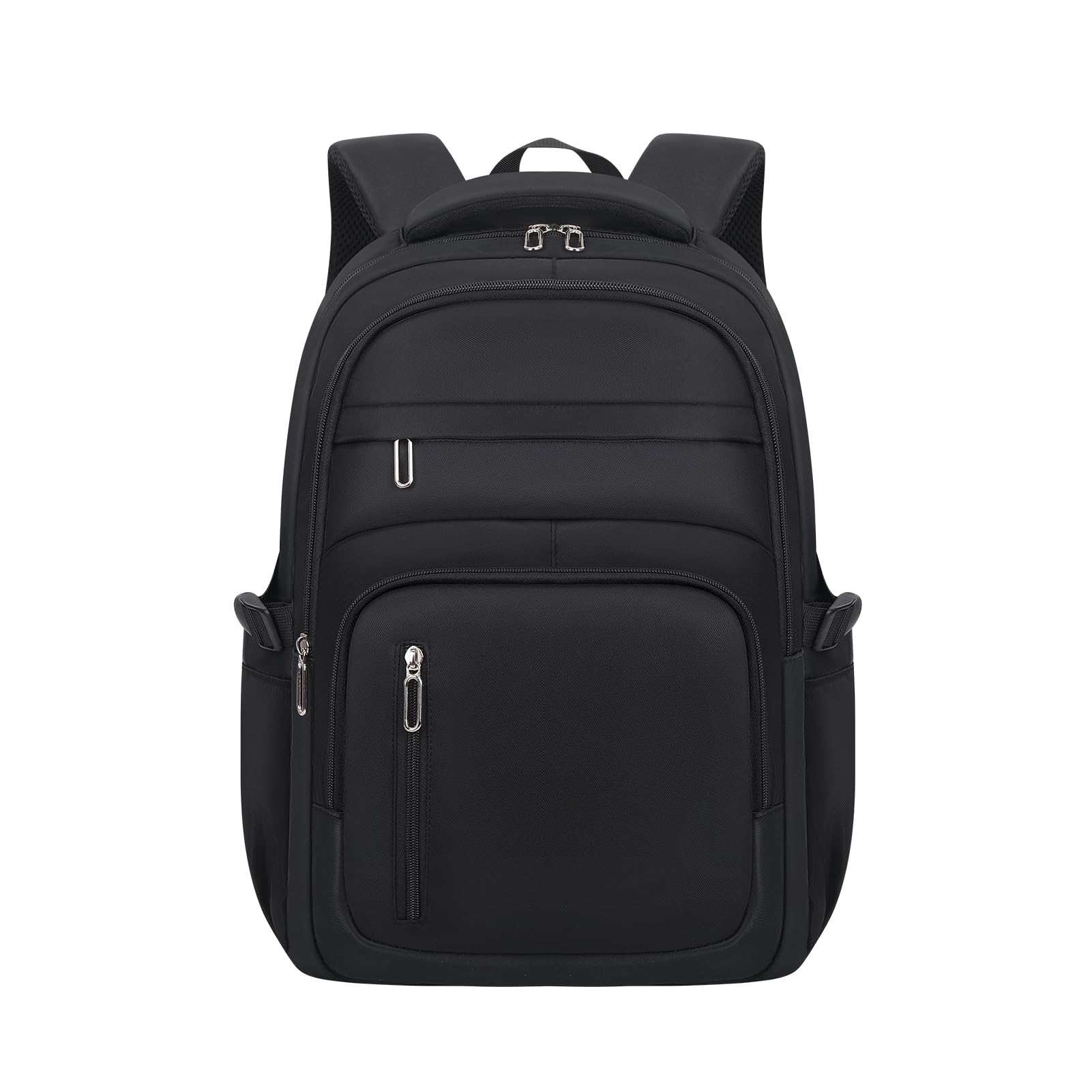 Stylish Lightweight Laptop Backpack for School & Travel - Black